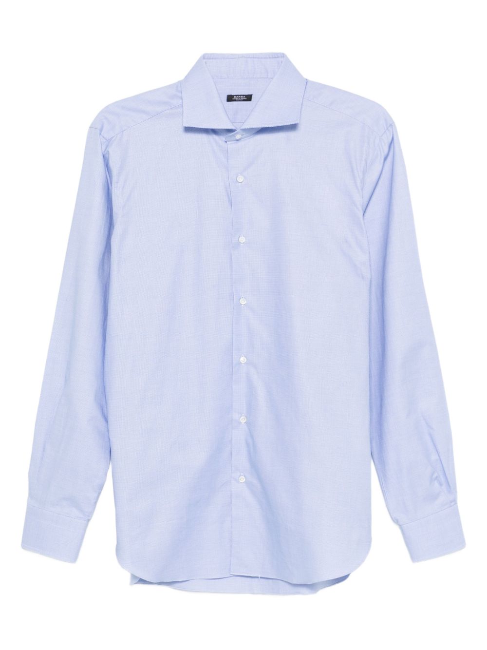 BARBA Camicia in cotone azzurro