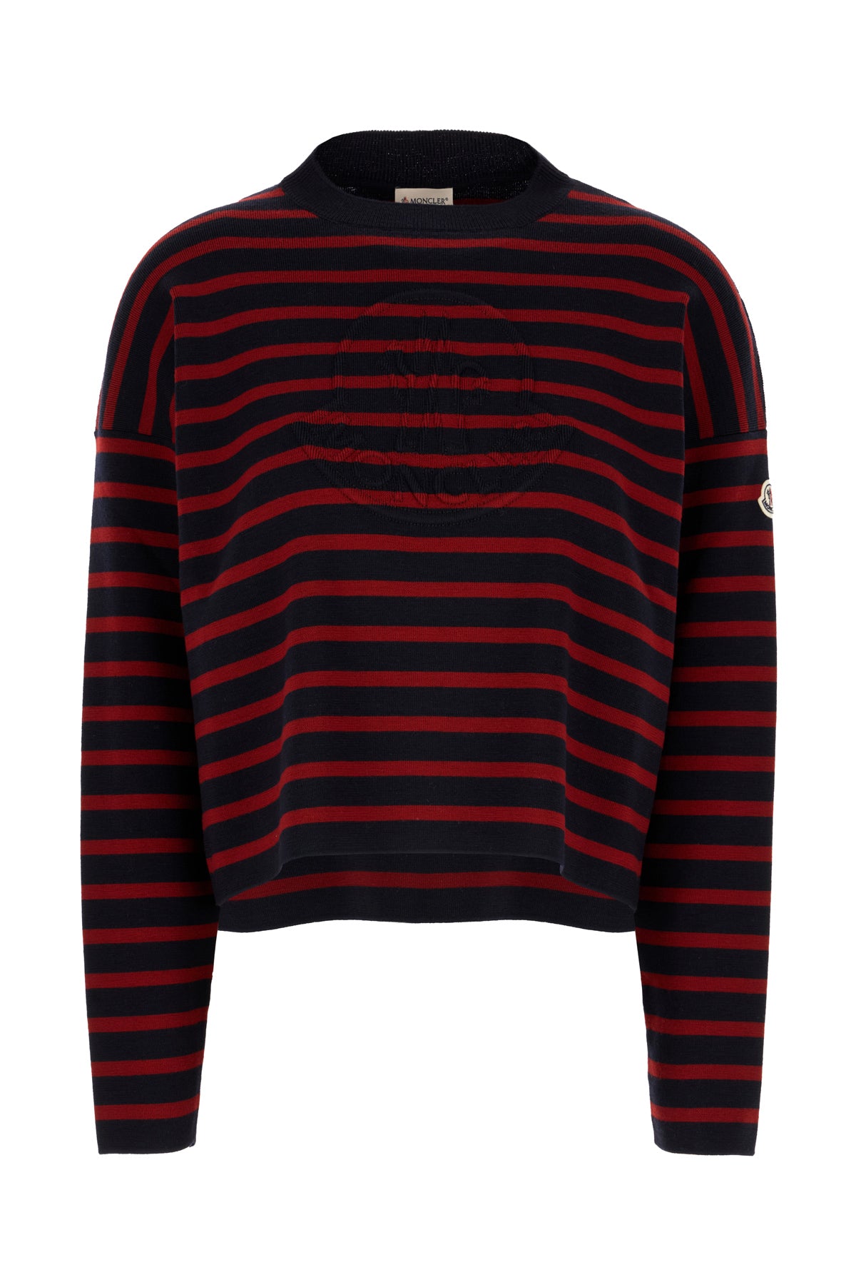 Moncler Maglione in lana ricamata