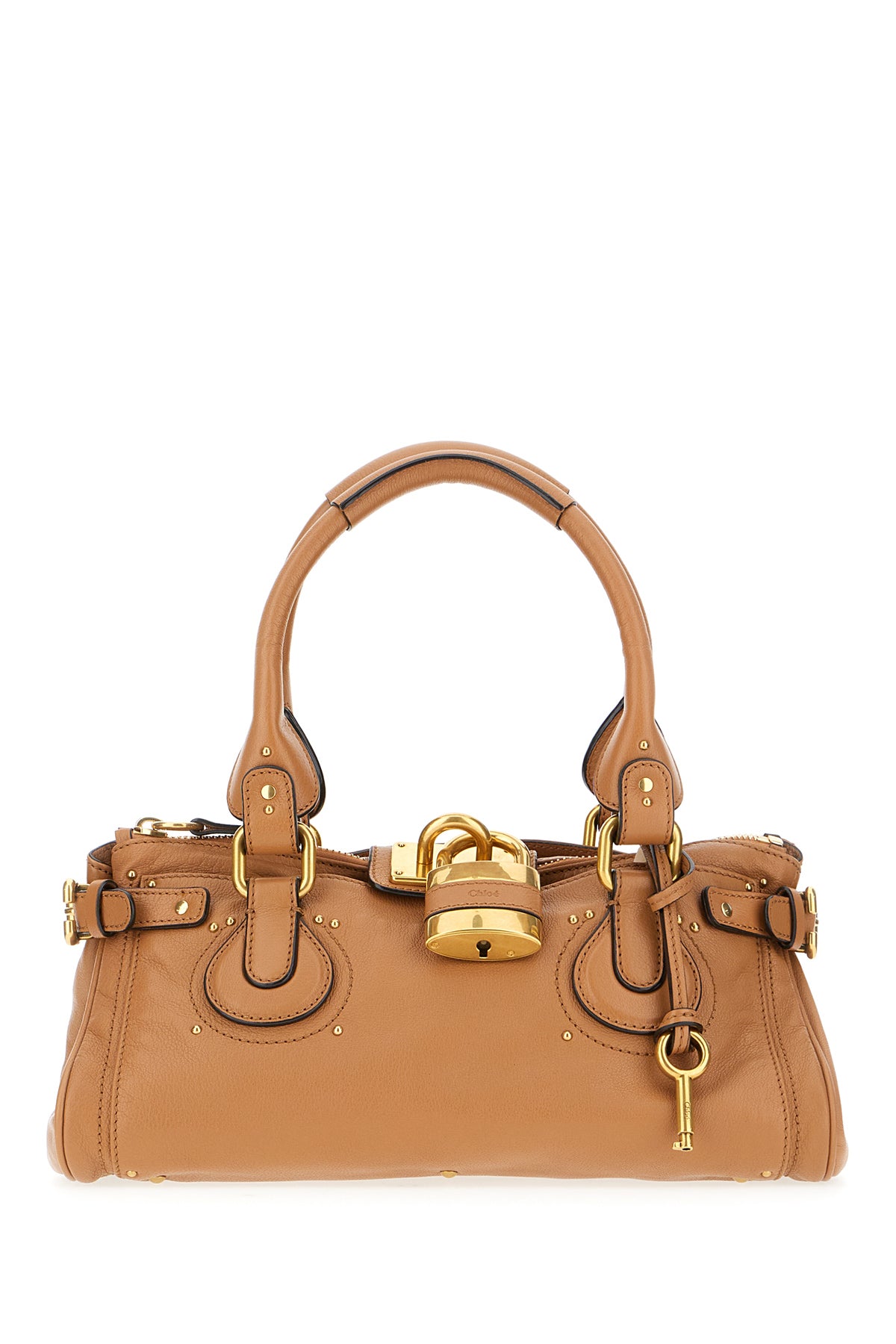 Chloé Borsa a spalla Paddington in pelle beige