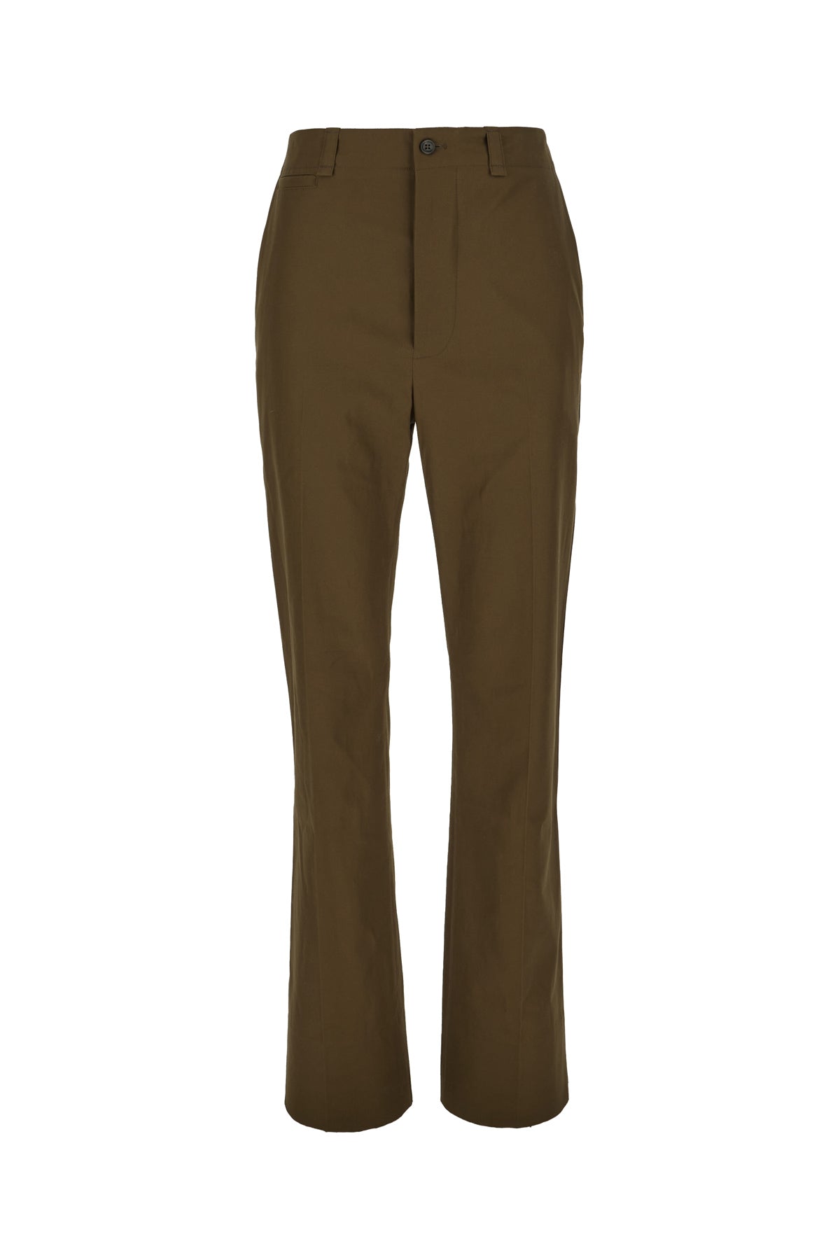 Saint Laurent Pantalone in cotone fango