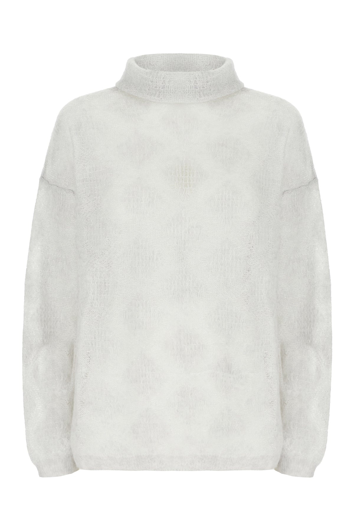 PANICALE Maglione in misto lana grigio chiaro