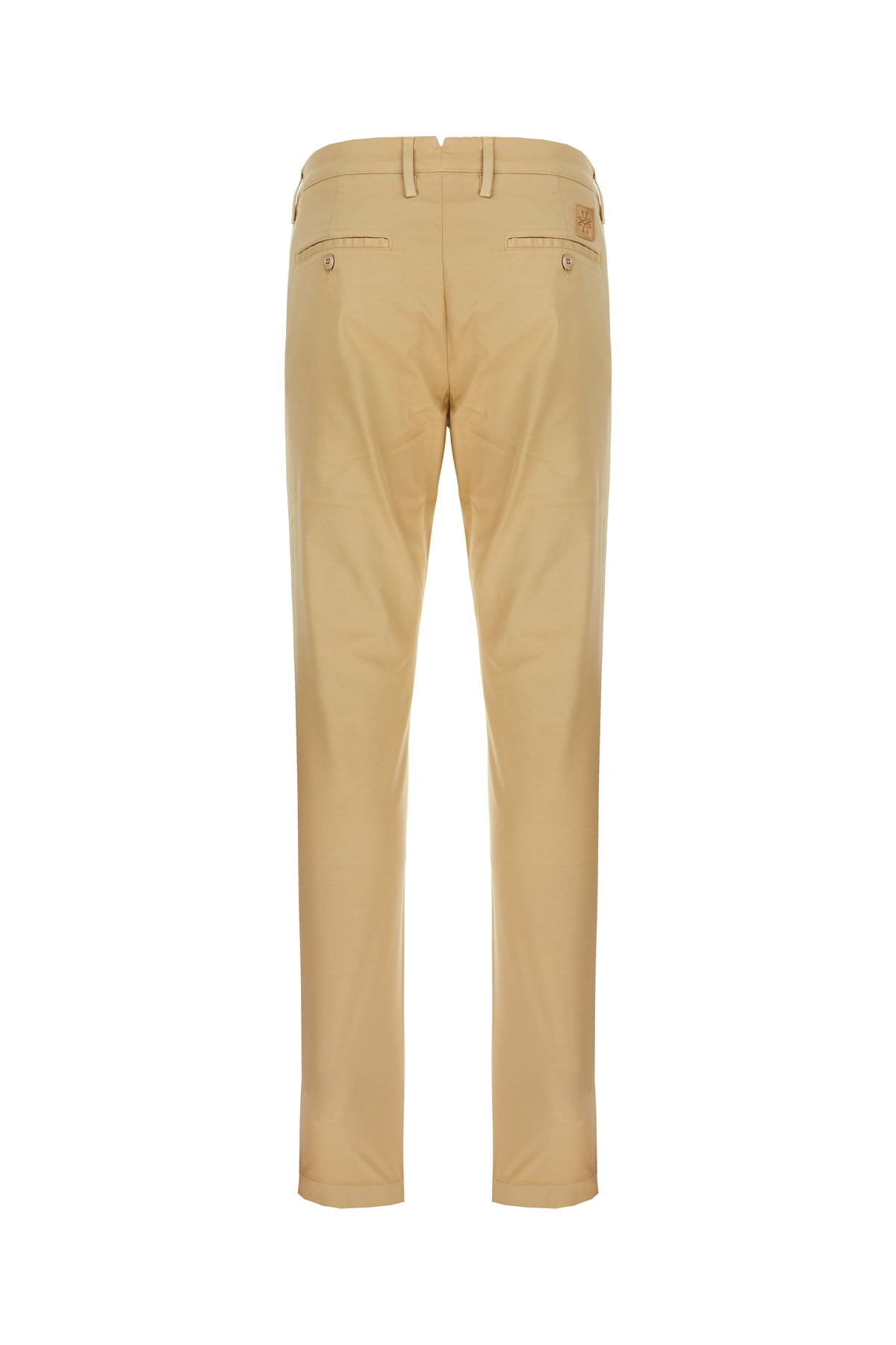 JACOB COHEN Pantalone in misto cotone stretch verde kaki, view 2