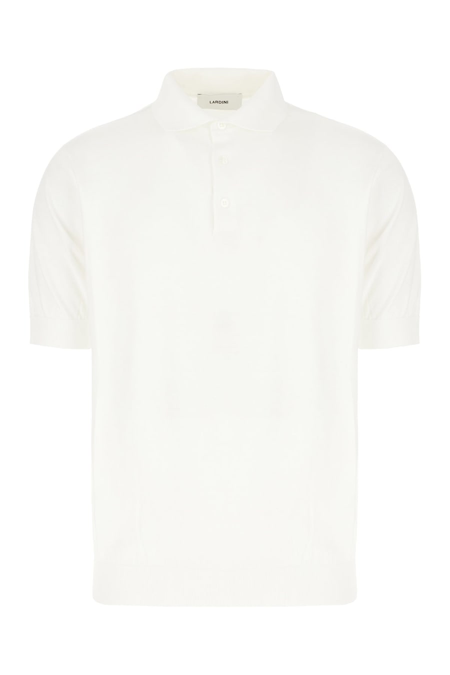 LARDINI Polo in cotone bianco