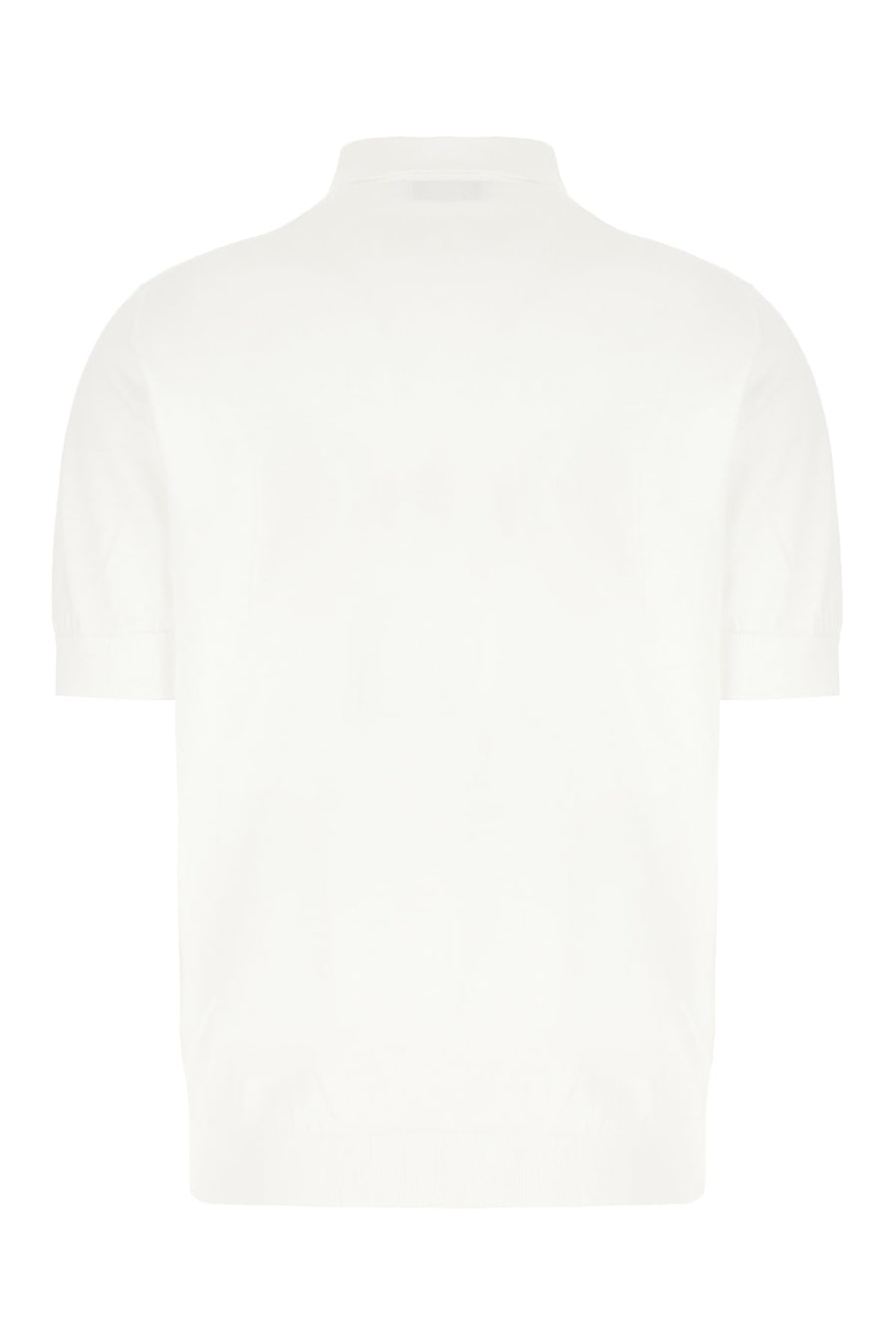LARDINI Polo in cotone bianco, view 2