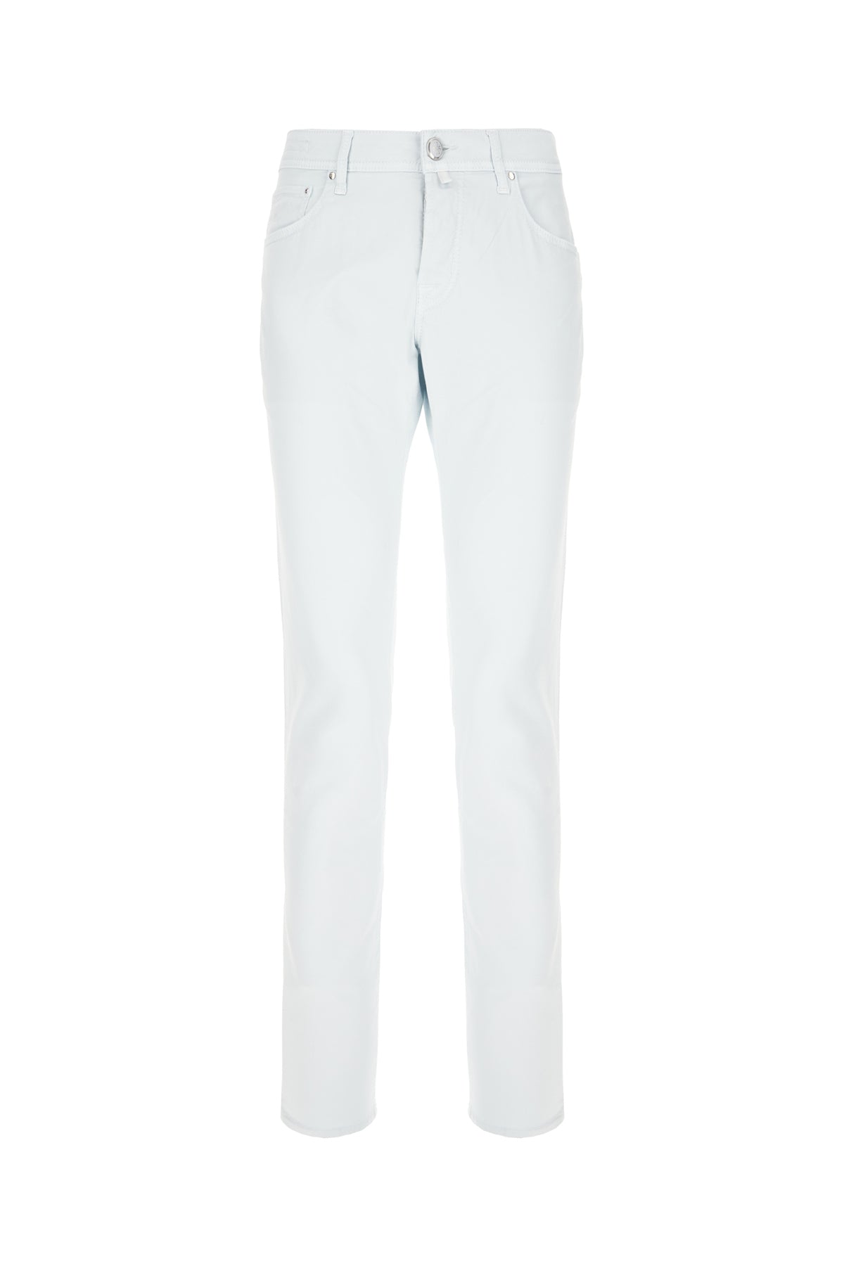 JACOB COHEN Pantalone in misto cotone stretch azzurro pastello