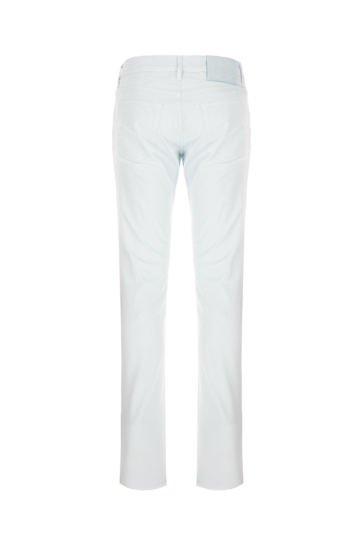 JACOB COHEN Pantalone in misto cotone stretch azzurro pastello, view 2
