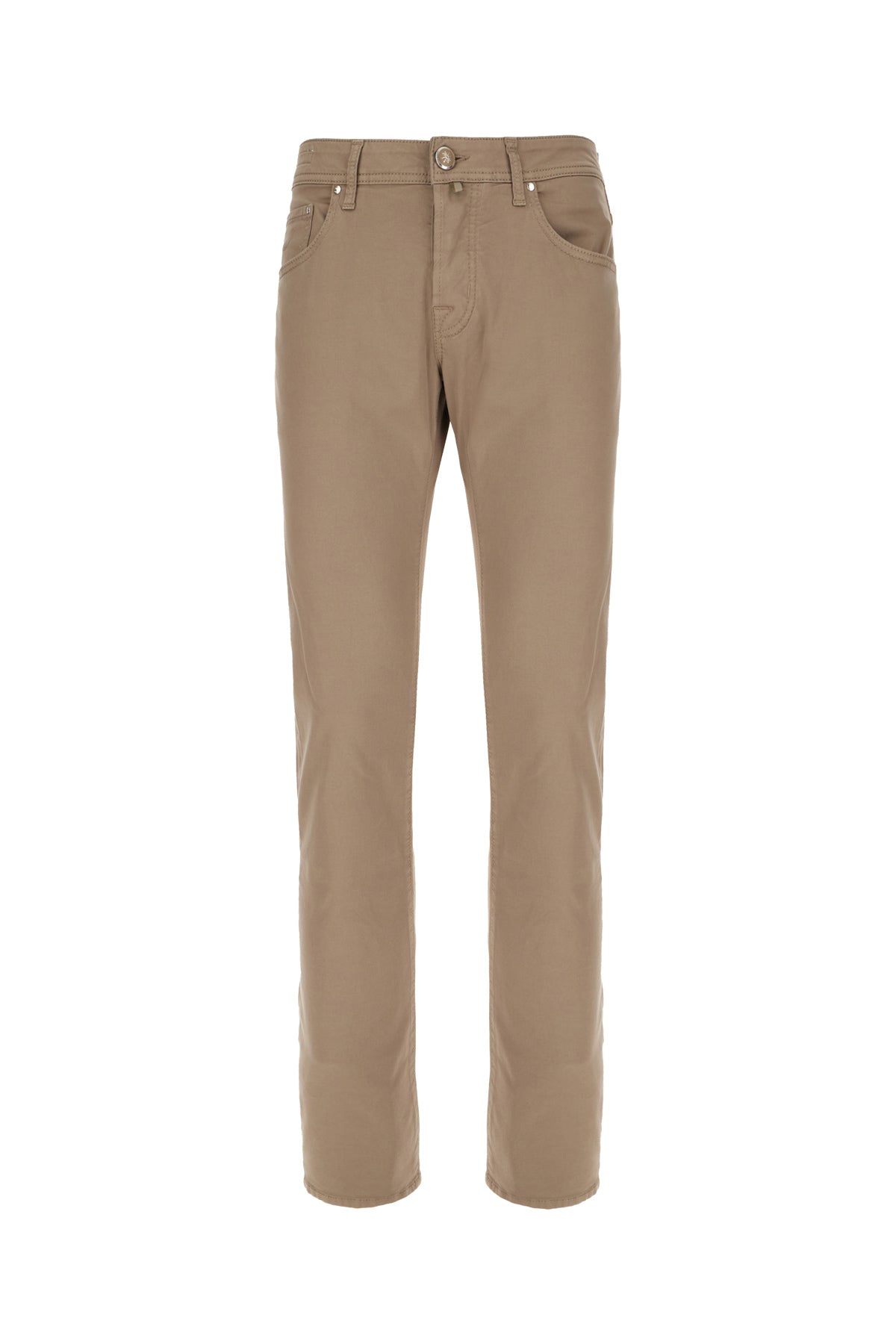 JACOB COHEN Pantalone in misto cotone stretch tortora