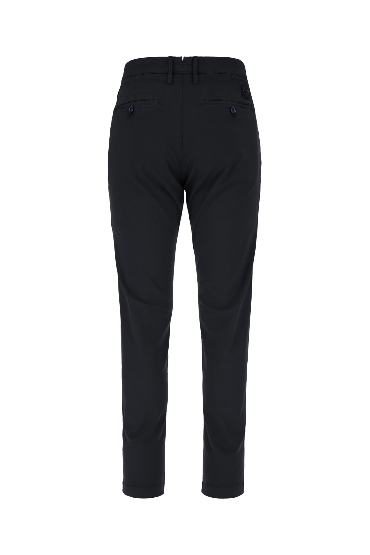 JACOB COHEN Pantalone in misto cotone stretch blu notte, view 2