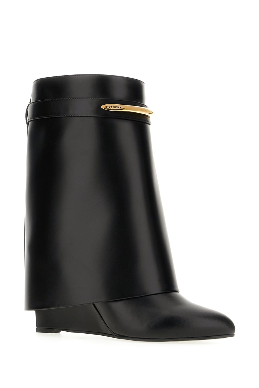 Givenchy Stivaletti Shark in pelle nera, view 2