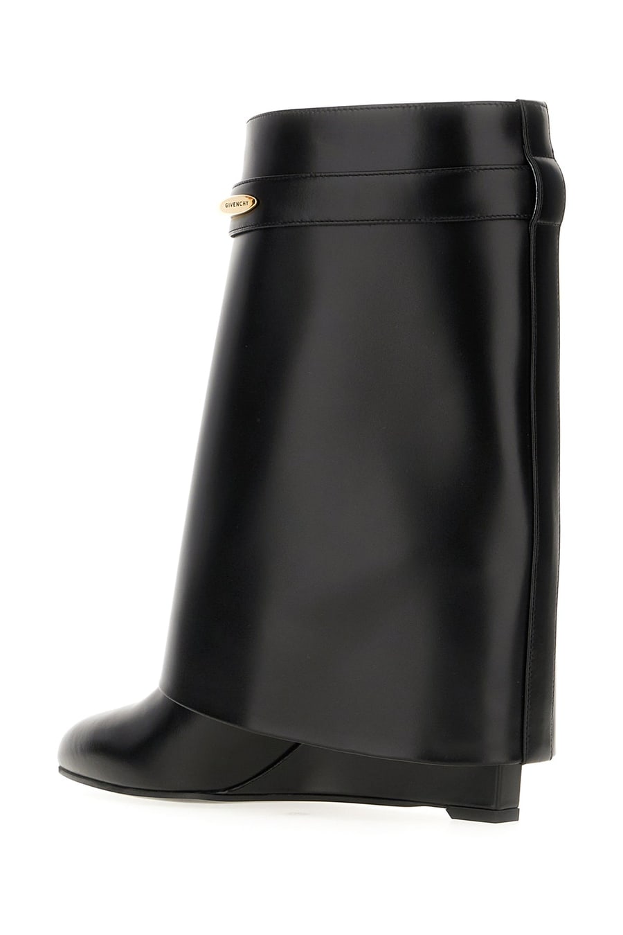Givenchy Stivaletti Shark in pelle nera, view 3