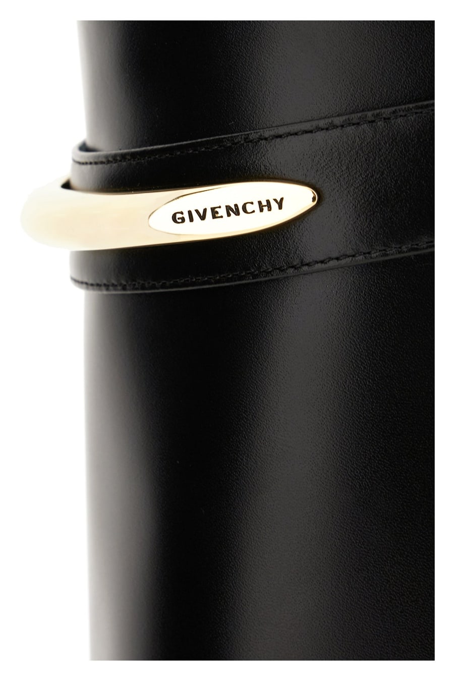 Givenchy Stivaletti Shark in pelle nera, view 4