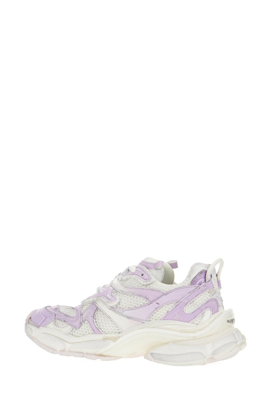 Balenciaga Sneakers Runner 2.0 multicolor in rete e gomma, view 3