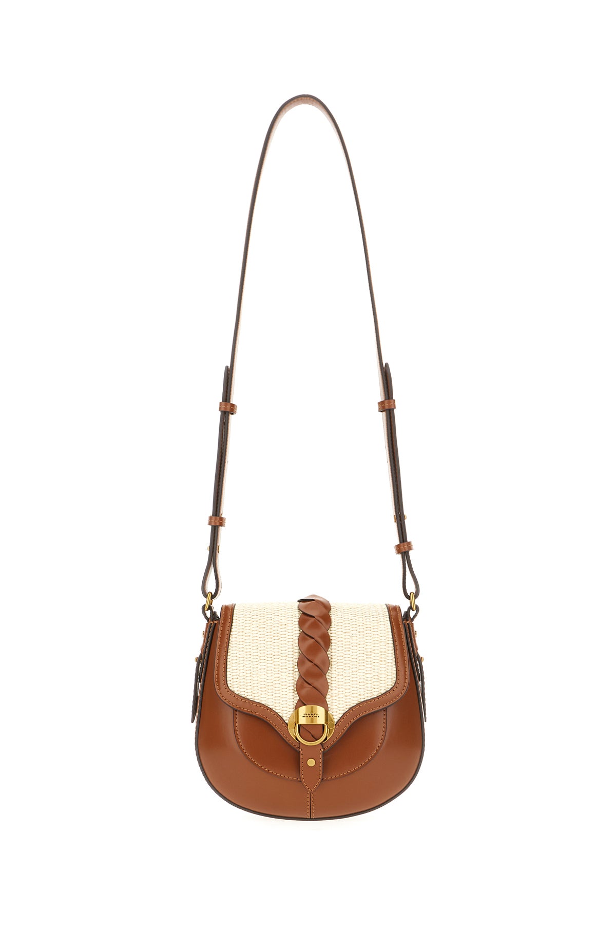 Isabel Marant Borsa a spalla Altay piccola in pelle marrone