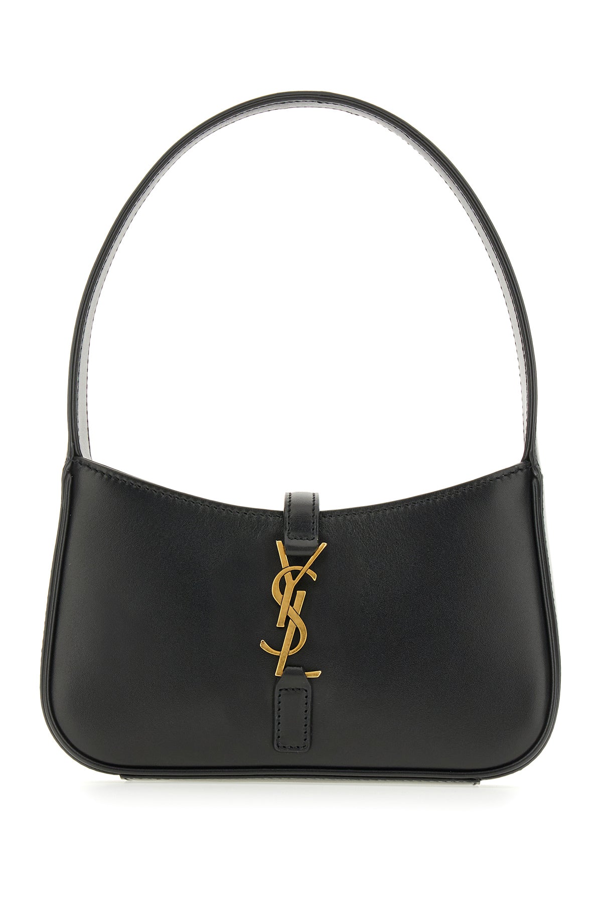 Saint Laurent Borsa a mano Le 5 à 7 in pelle nera