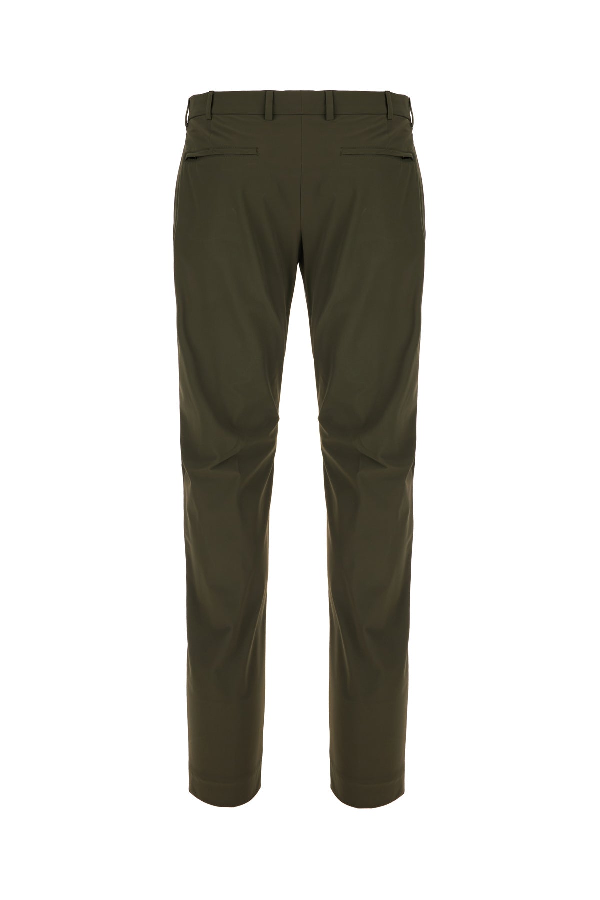 PT Torino Pantalone in nylon stretch verde militare, view 2