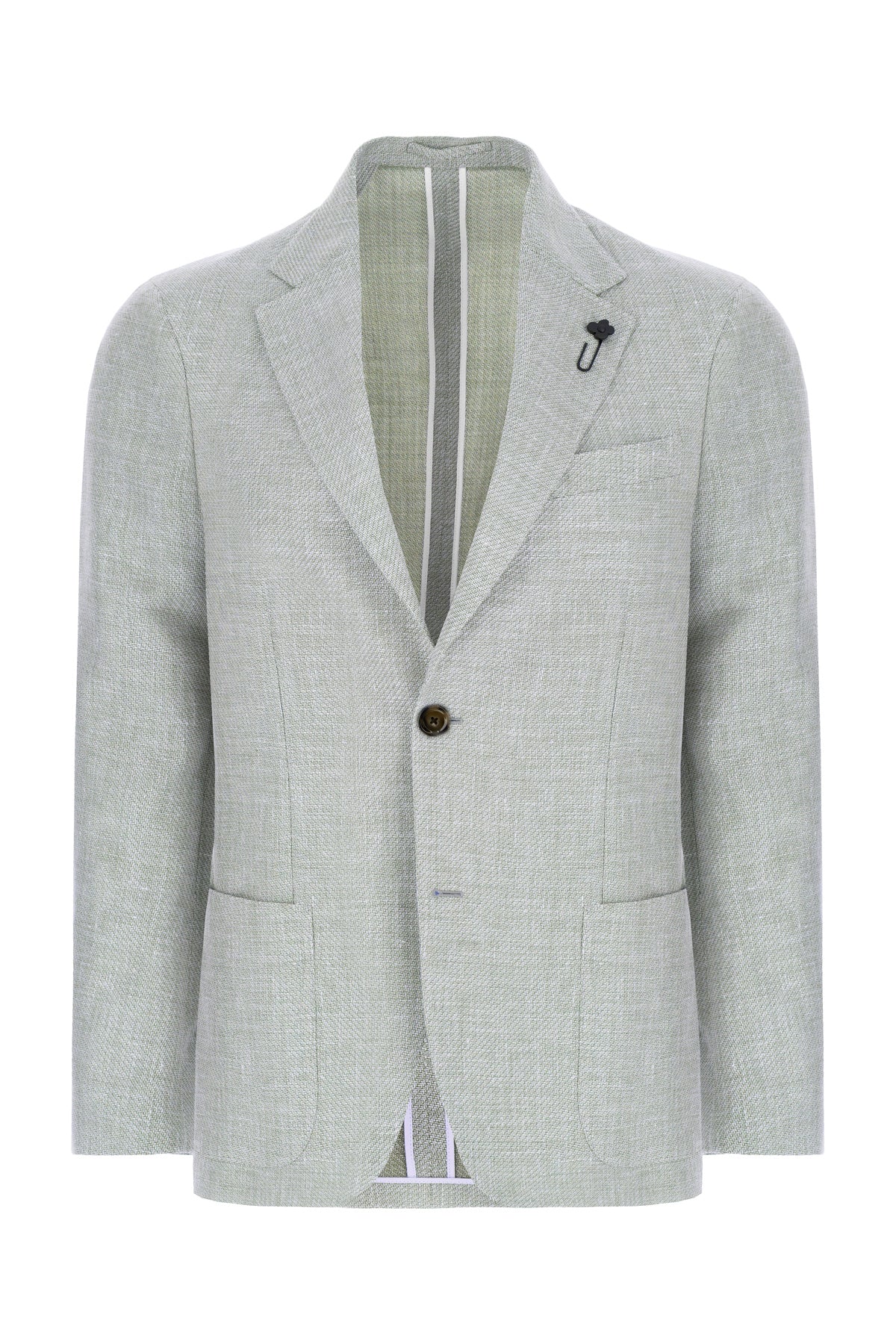 LARDINI Giacca in misto lana ricamata