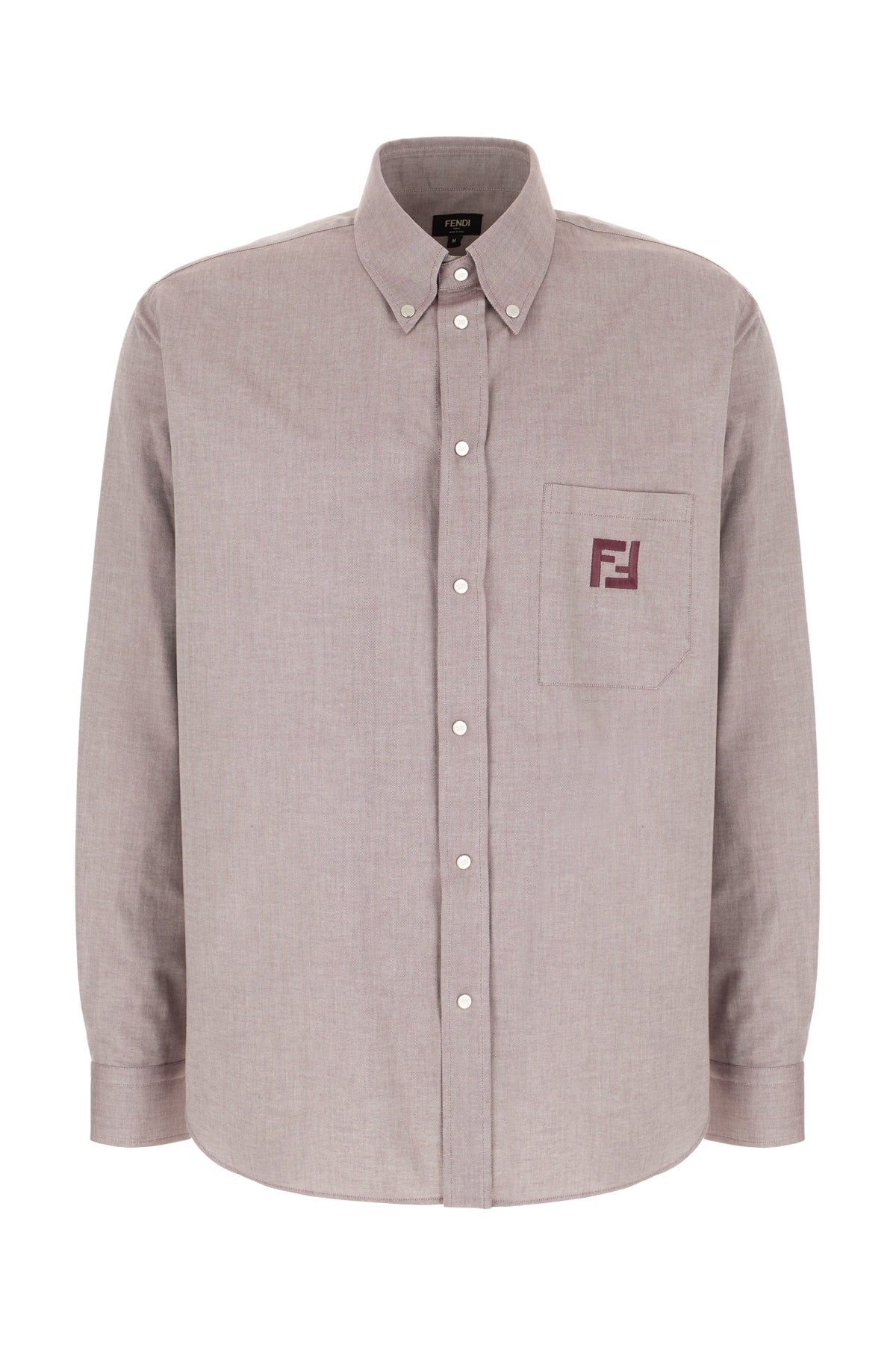 Fendi Camicia in oxford viola