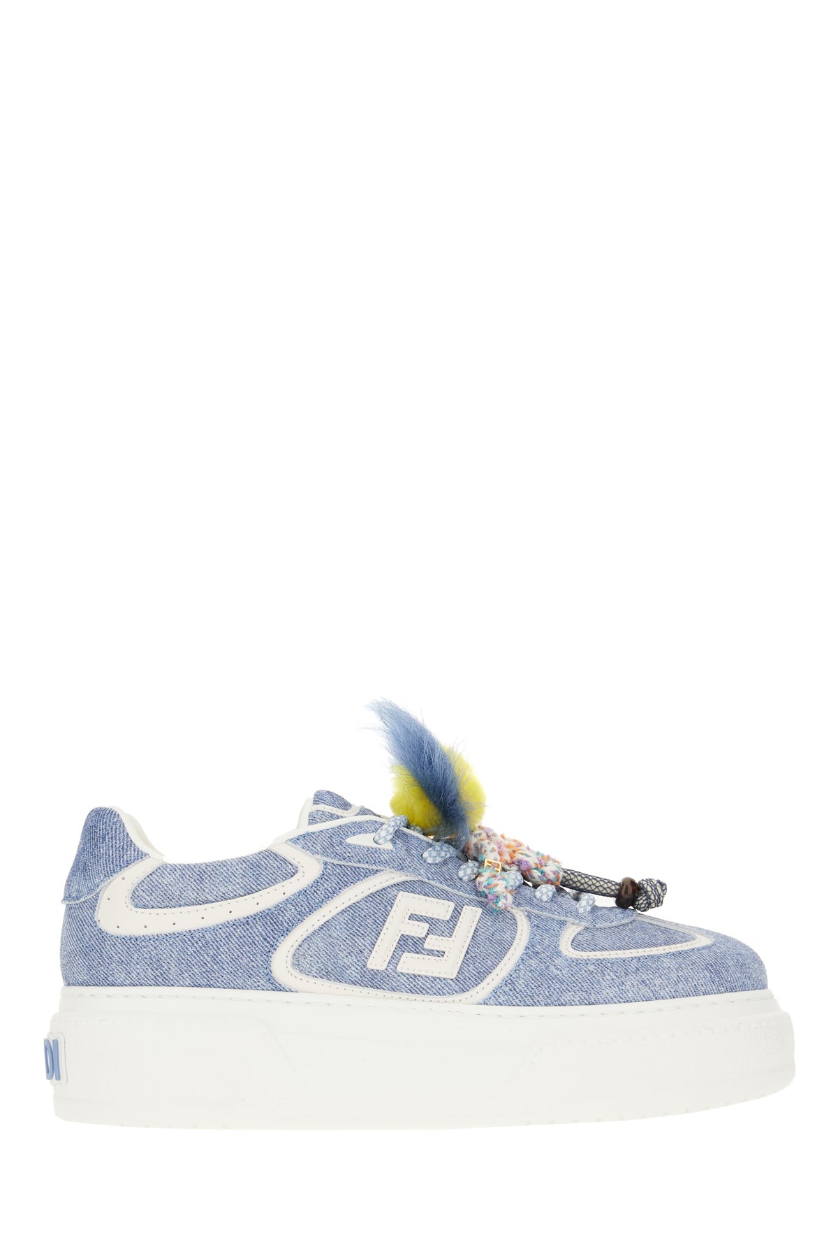 Fendi Sneakers Match in denim multicolor