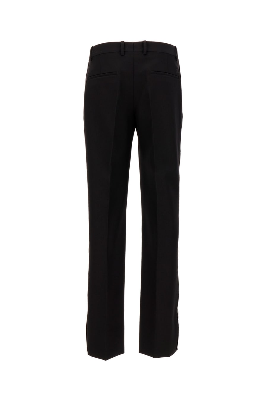 Off-White Pantalone in lana nera, view 2