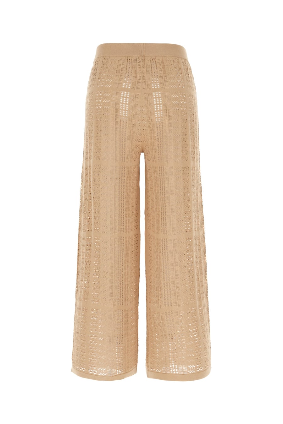 MALO Pantalone in cotone biscotto, view 2