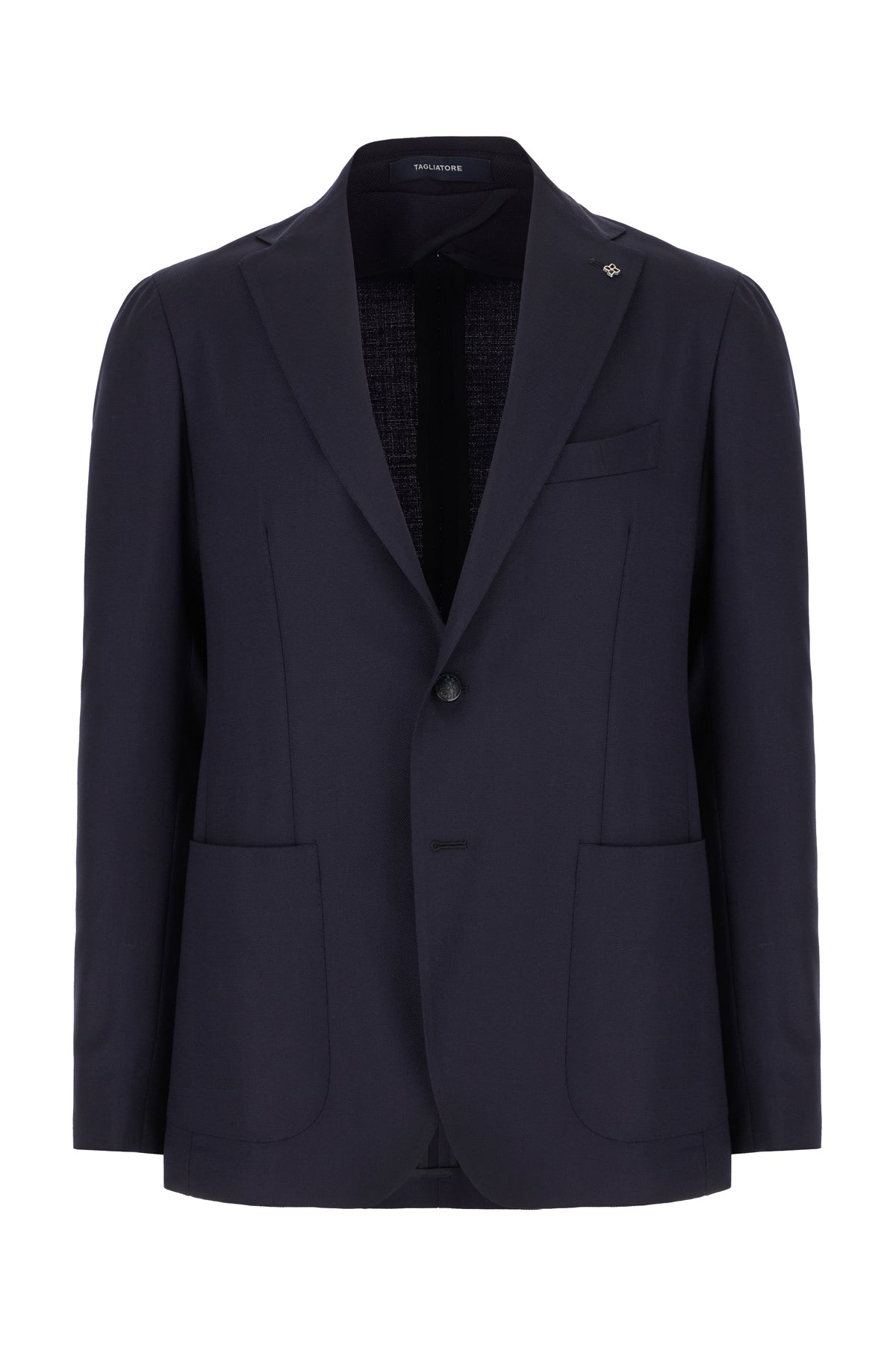 Tagliatore Giacca in lana stretch blu navy