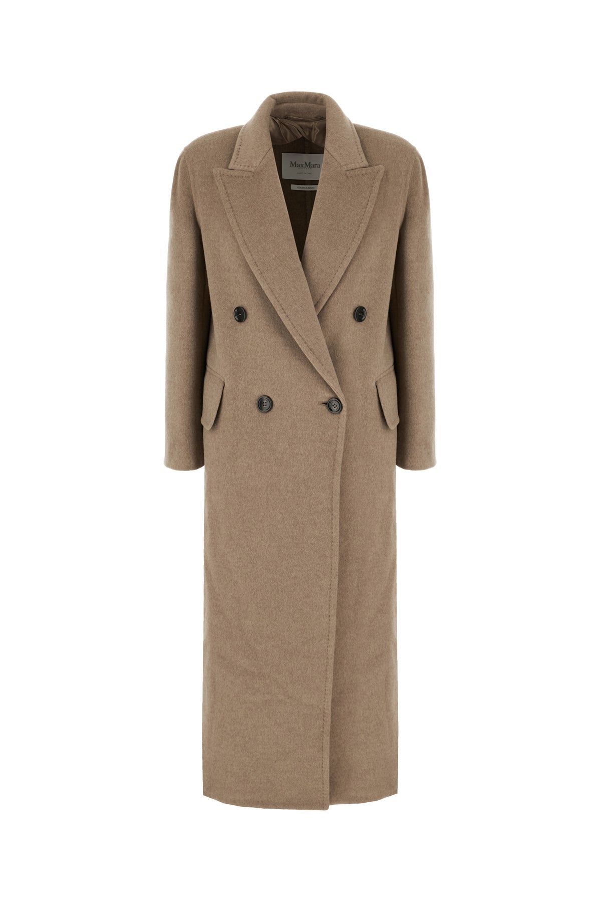 Max Mara Cappotto in cashmere biscotto