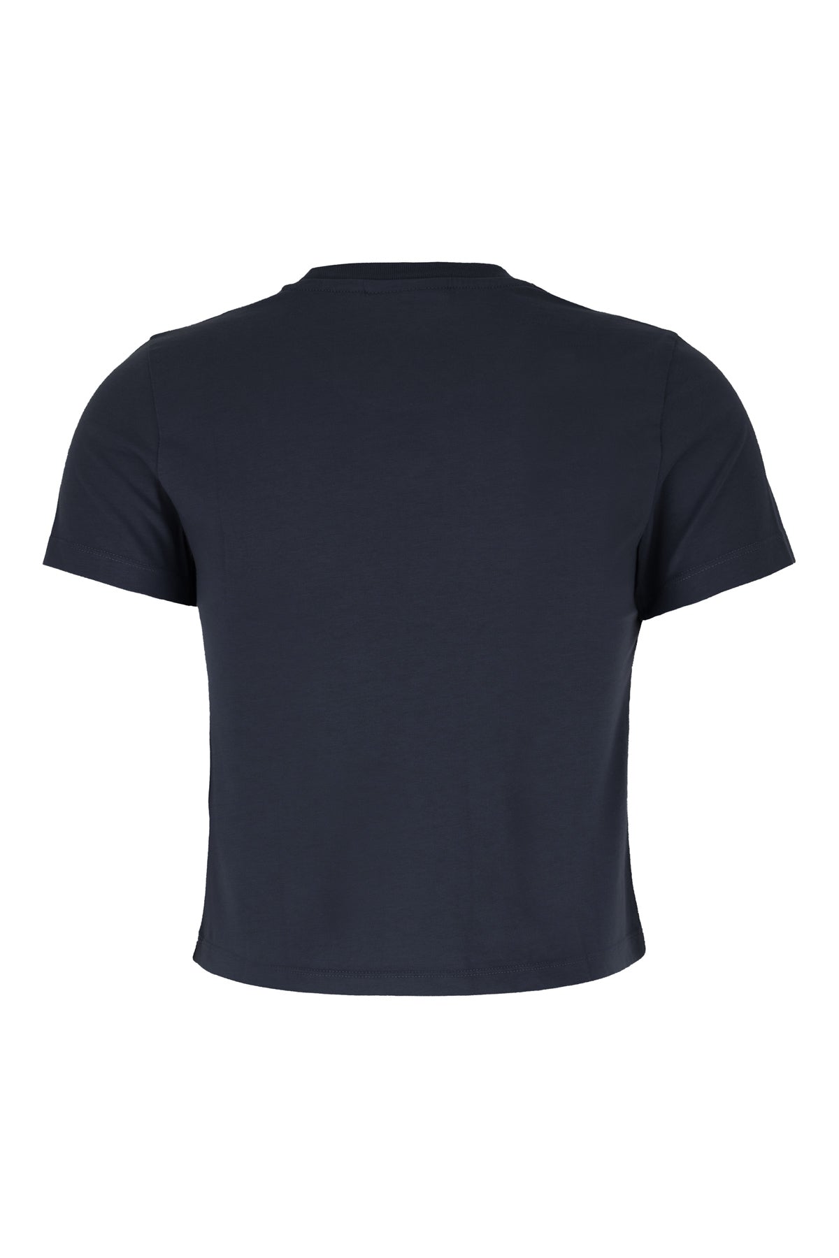 MAISON KITSUNÈ T-shirt in cotone blu notte, view 2