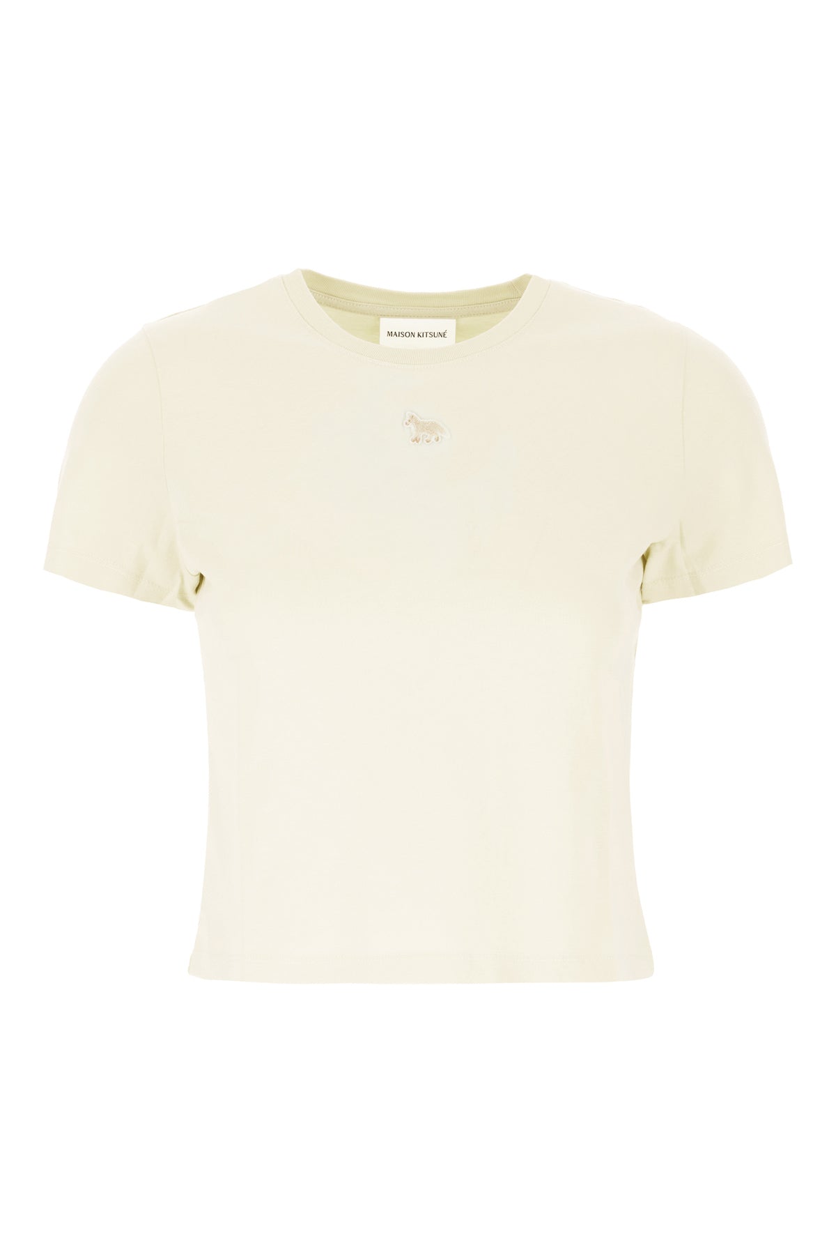 MAISON KITSUNÈ T-shirt in cotone avorio