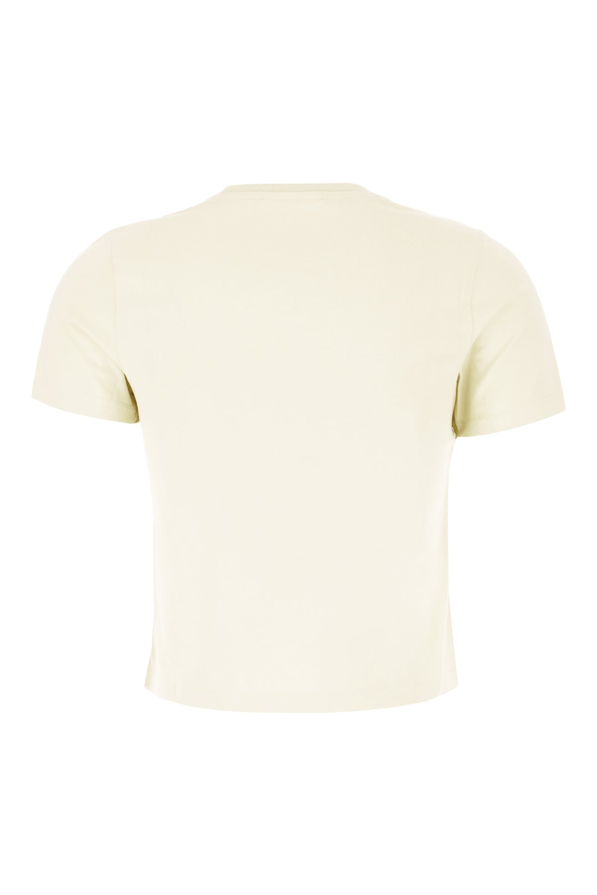 MAISON KITSUNÈ T-shirt in cotone avorio, view 2