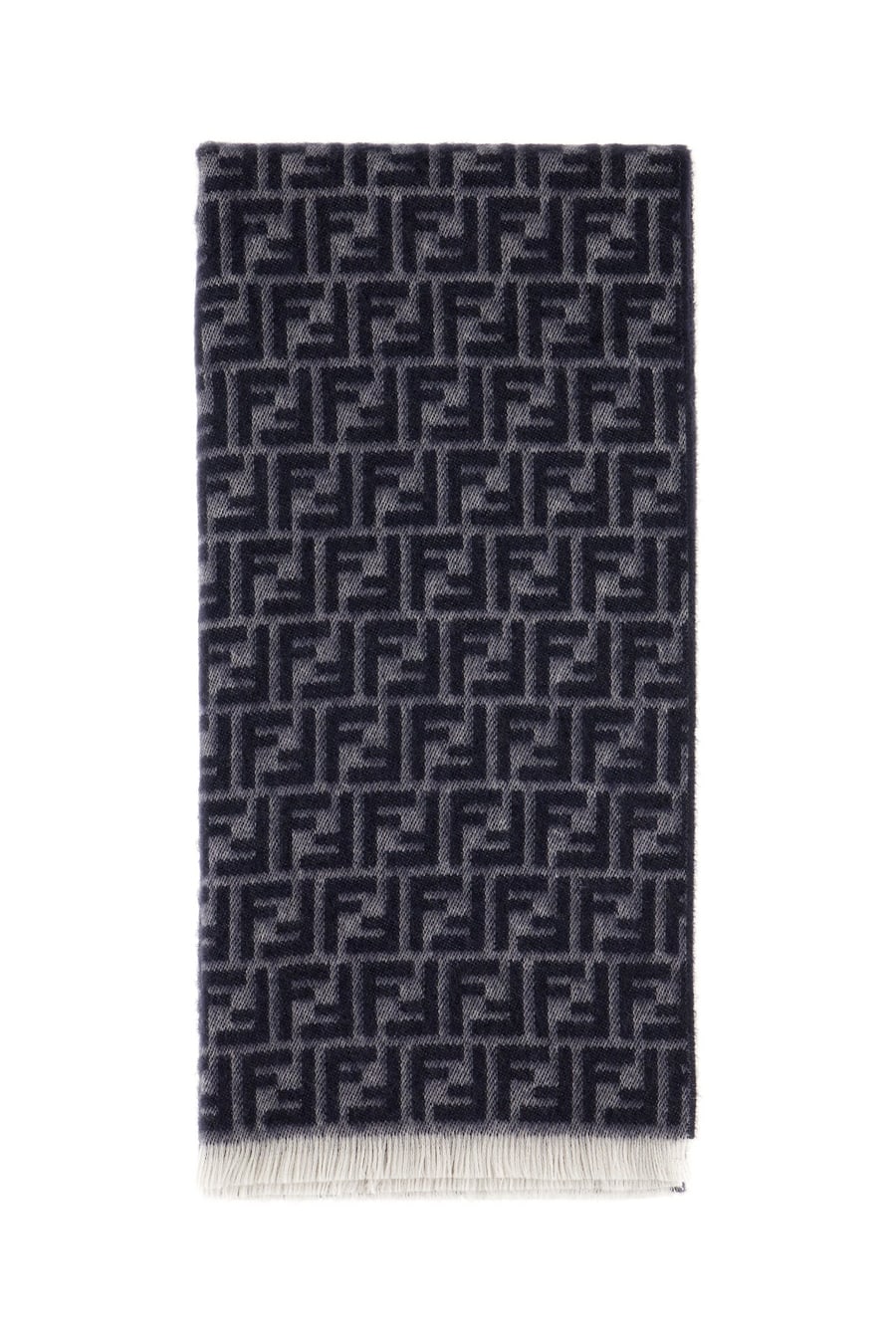 Fendi Sciarpa in lana ricamata