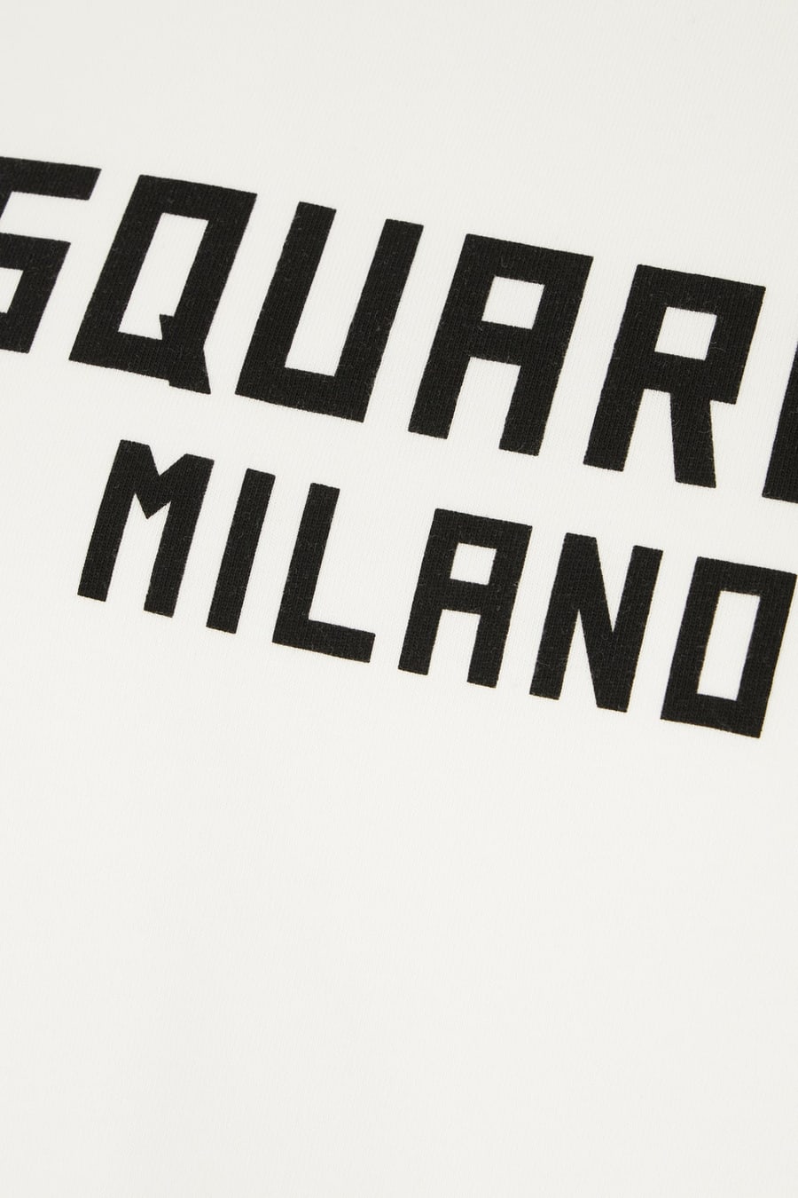 Dsquared2 T-shirt in cotone bianco, view 3
