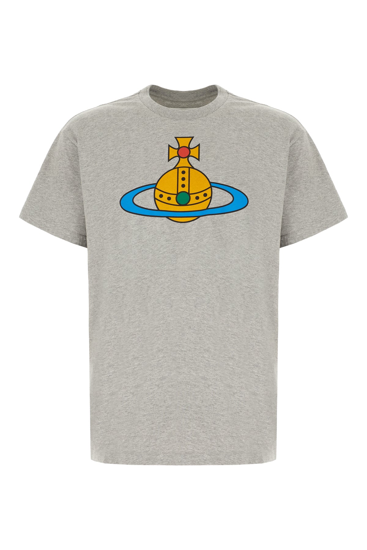 Vivienne Westwood T-shirt in cotone grigio melangé