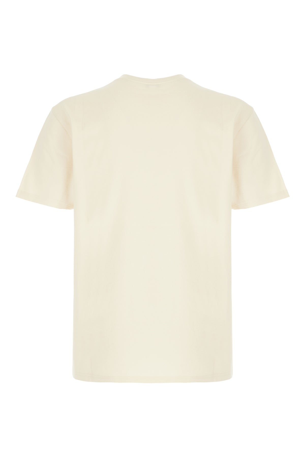 Alexander McQueen T-shirt in cotone sabbia, view 2