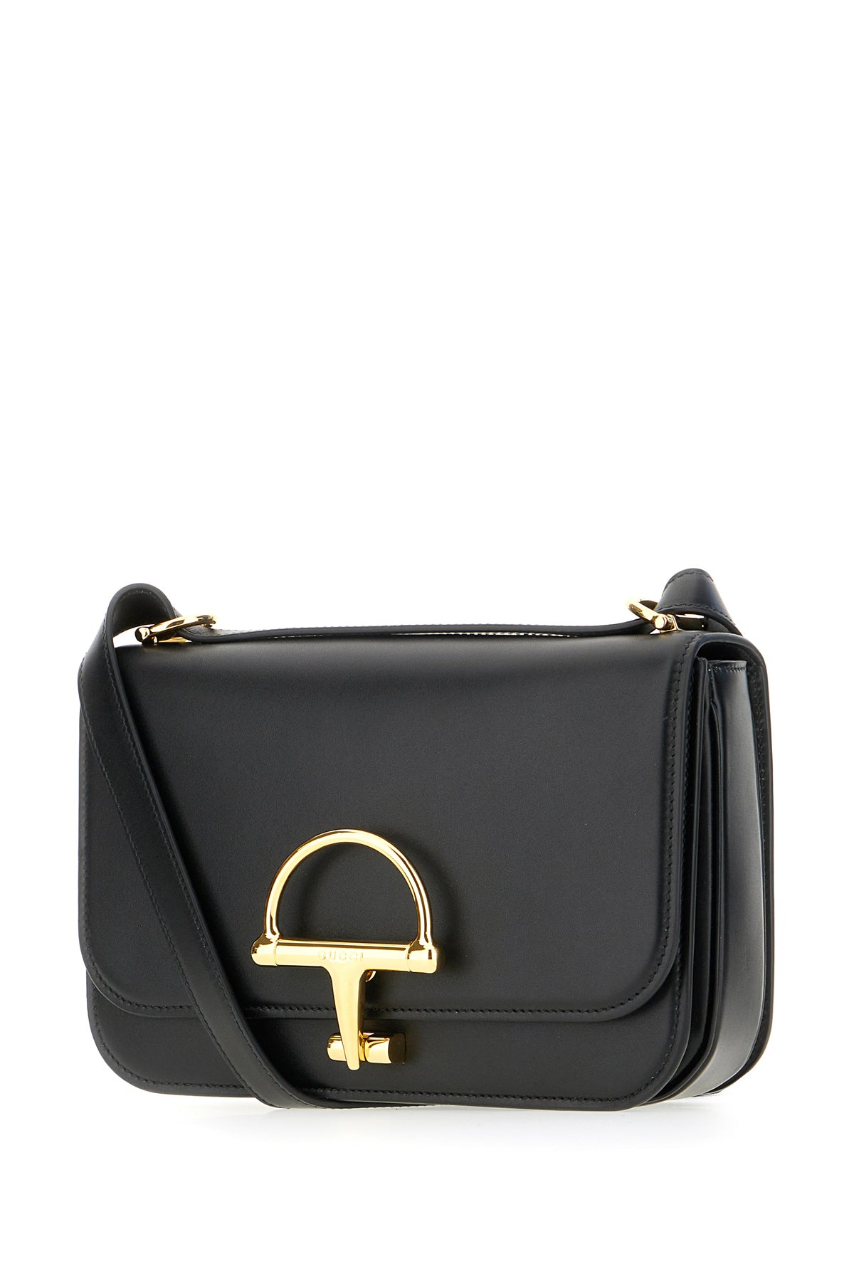 Gucci Borsa a tracolla Siena piccola in pelle nera, view 2