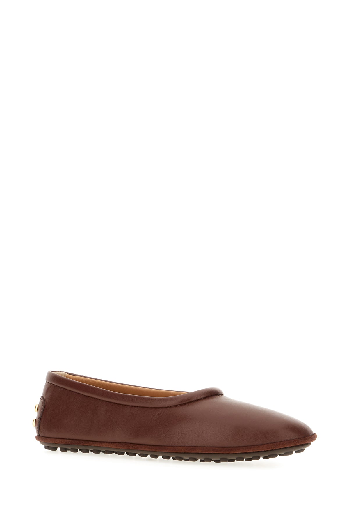 Tod's Ballerine in pelle marrone, view 2