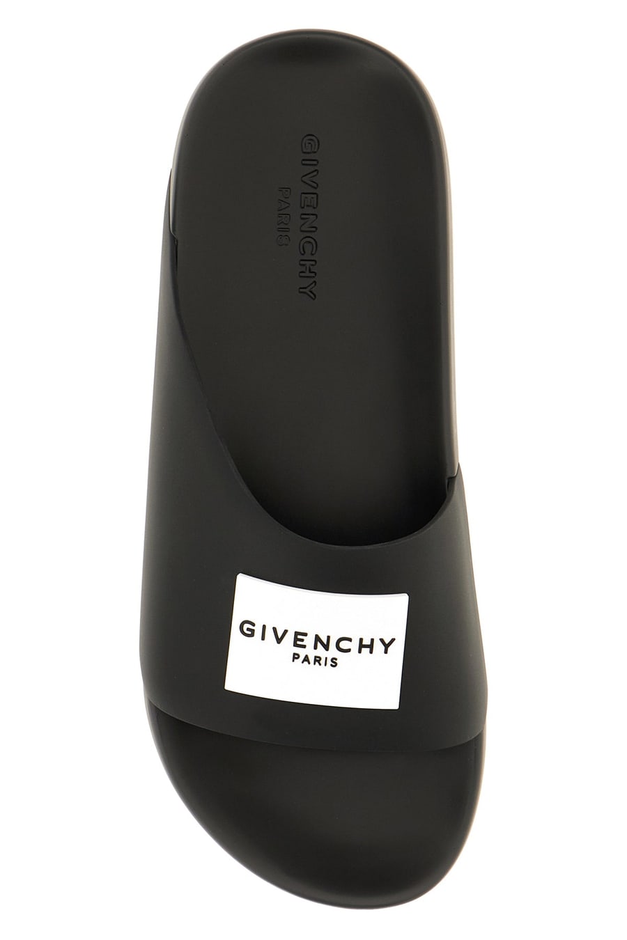 Givenchy Slippers in gomma nera, view 4