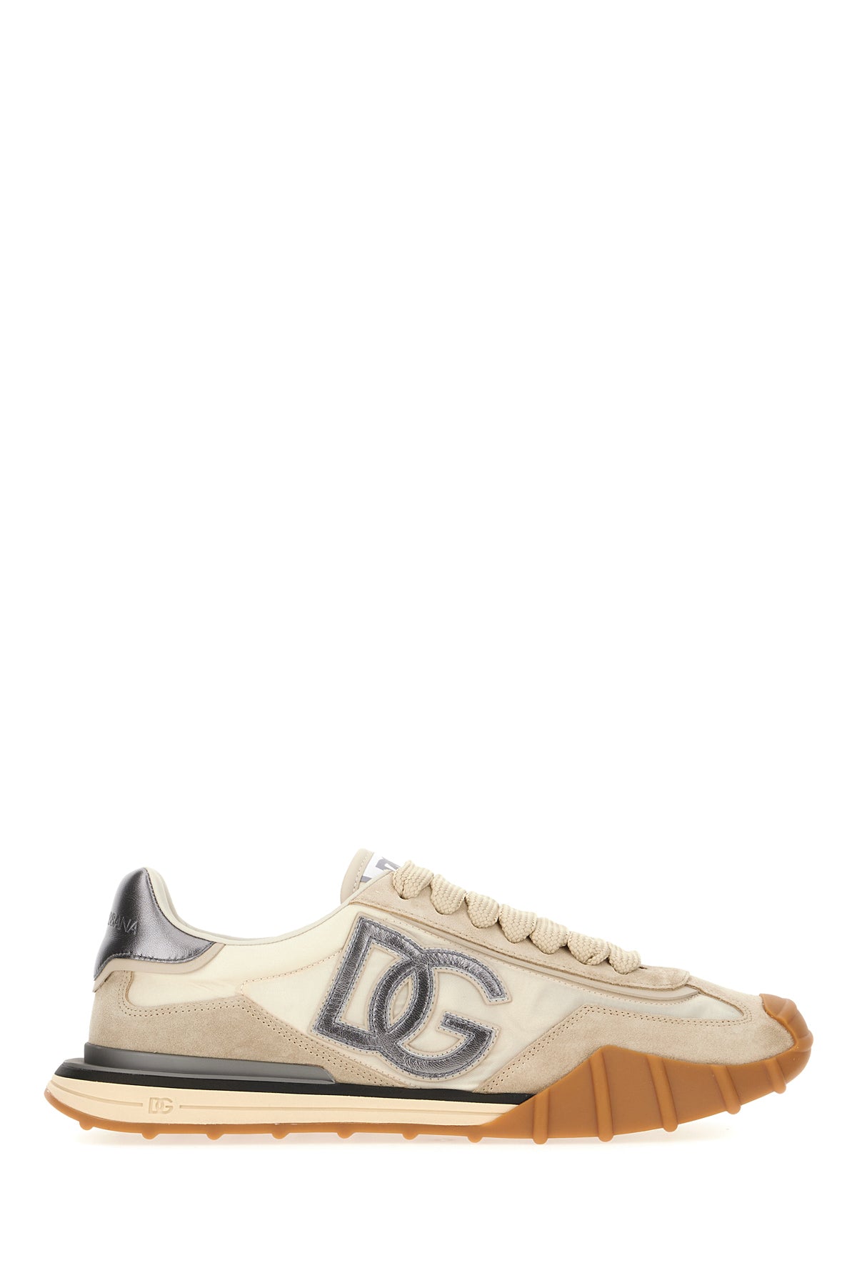 Dolce & Gabbana Sneakers multicolor in pelle scamosciata e tessuto