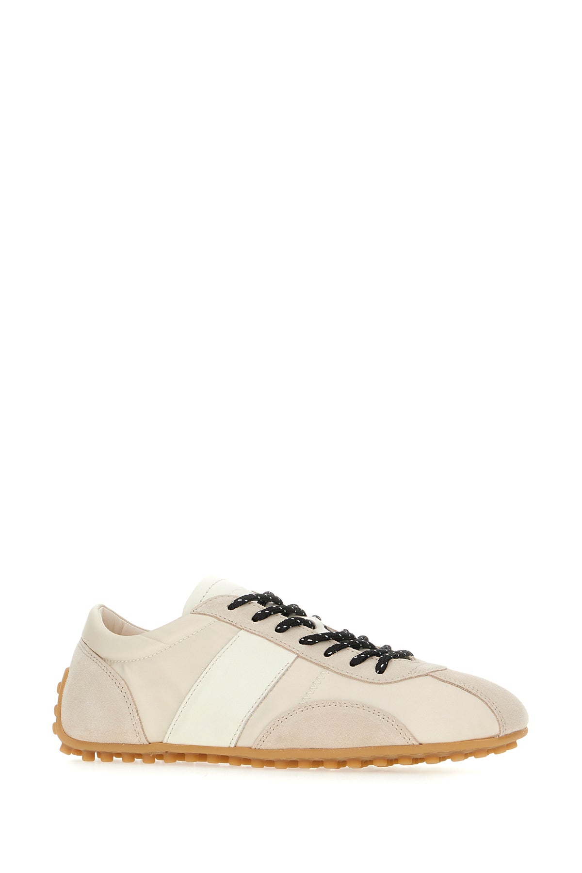 Tod's Sneakers in misto nylon sabbia, view 2
