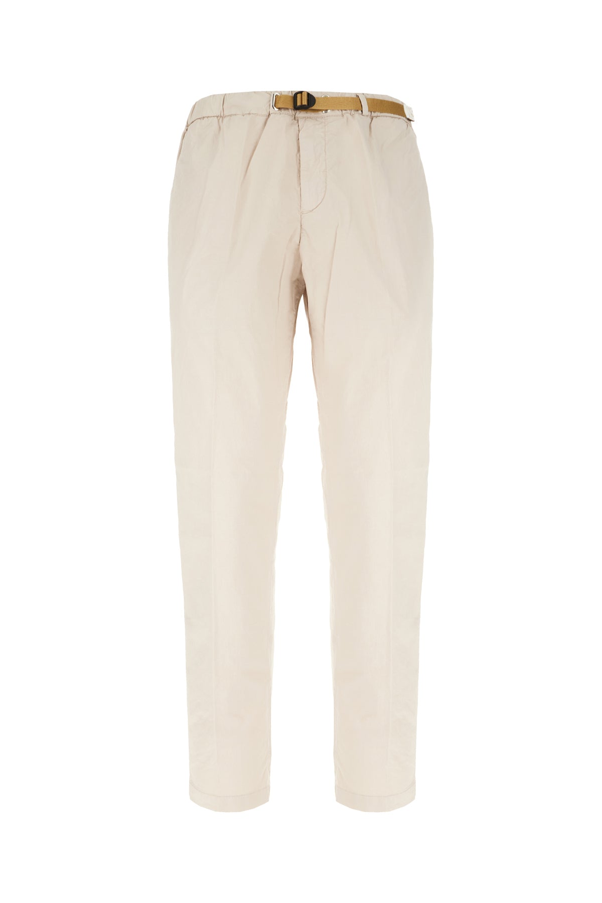 WHITE SAND Pantalone in cotone stretch sabbia