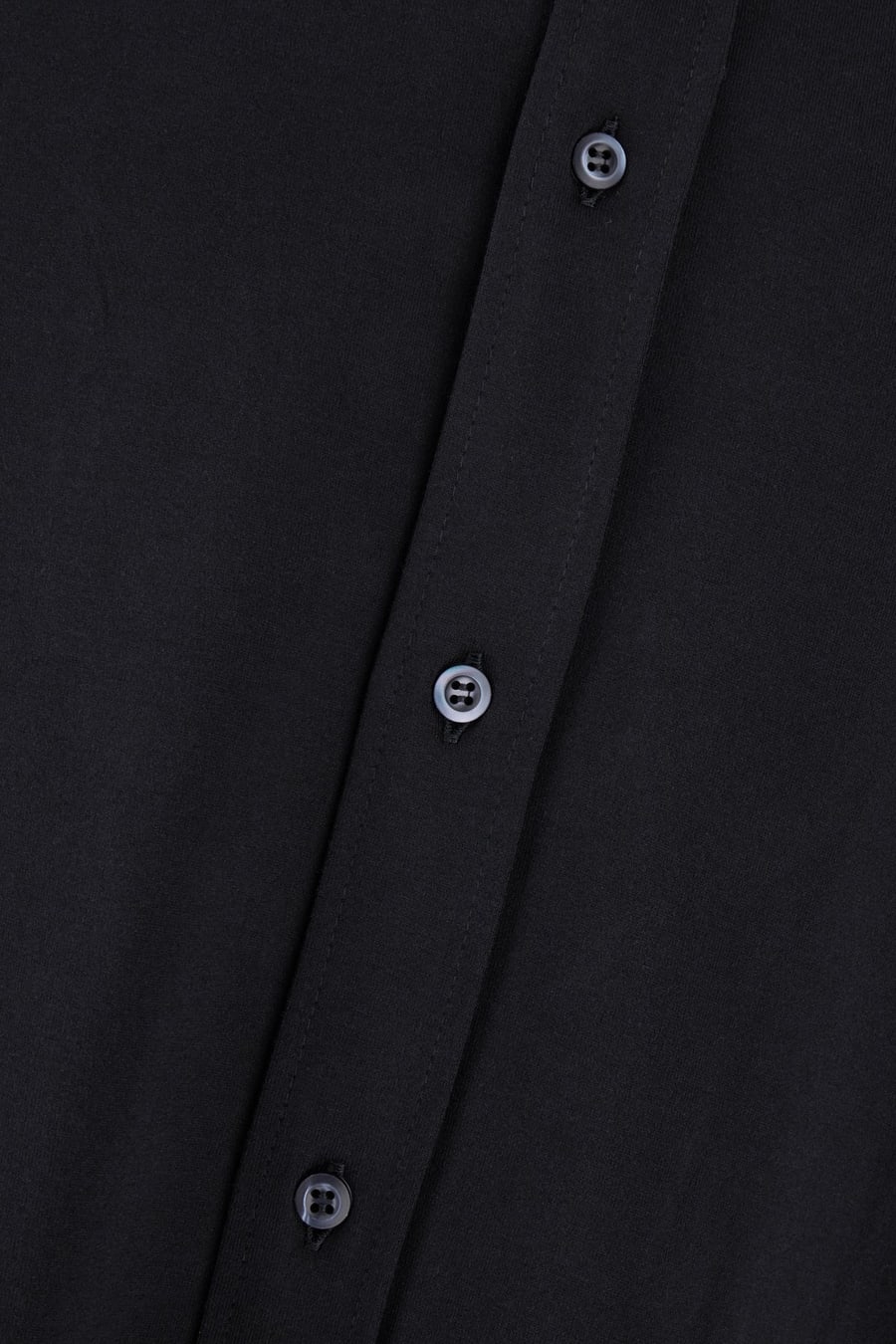 Brunello Cucinelli Camicia in misto seta blu notte, view 3