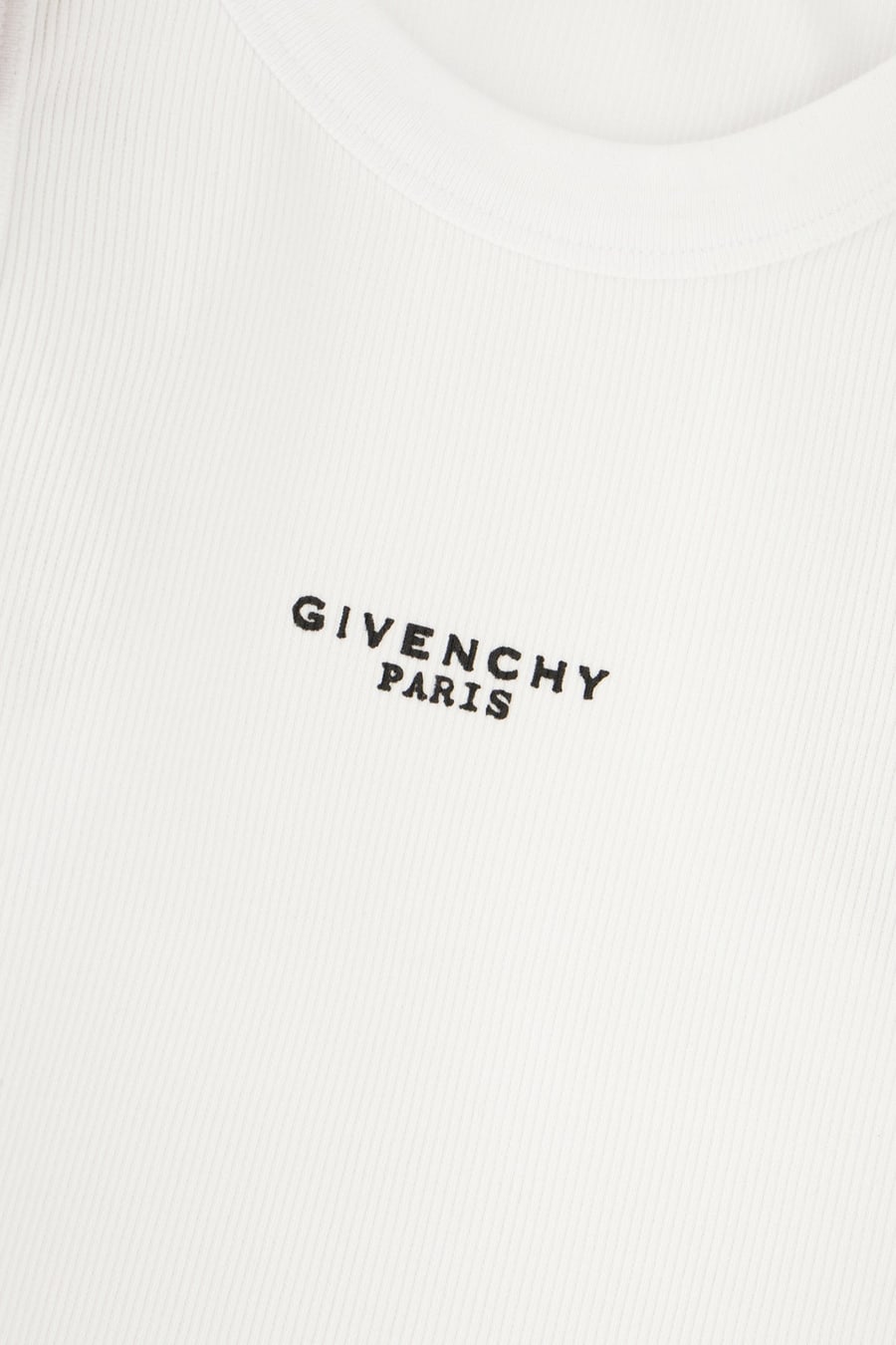 Givenchy Top in cotone stretch bianco, view 3