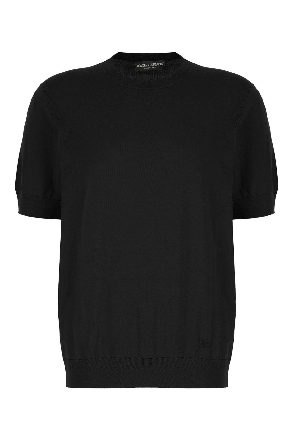 Dolce & Gabbana T-shirt in seta nera