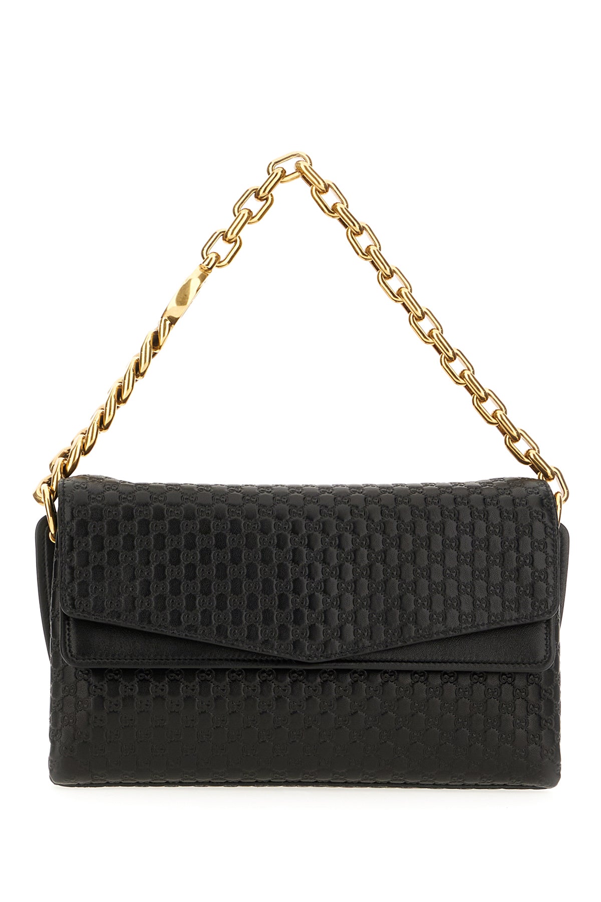 Gucci Borsa a spalla in pelle nera