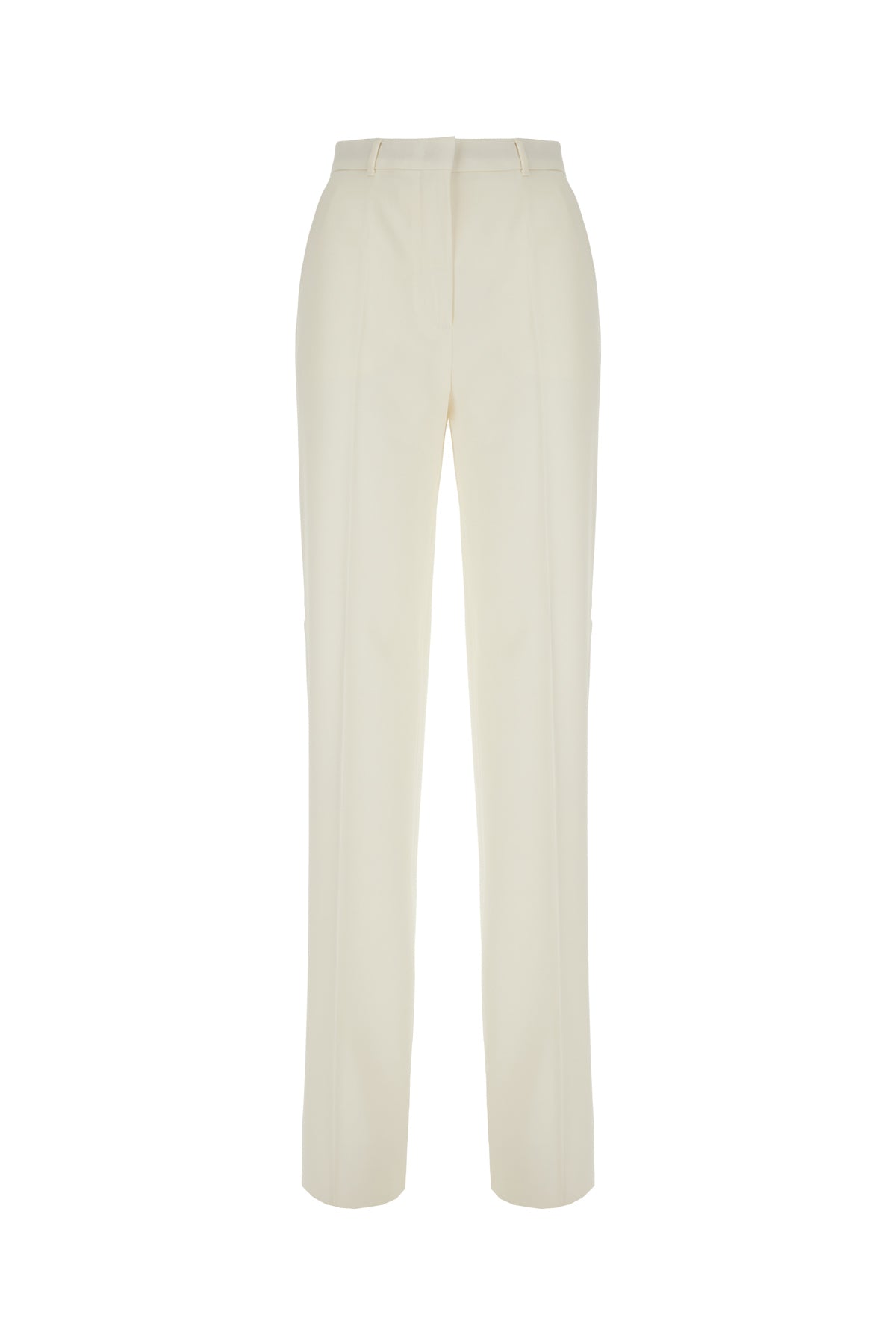 Max Mara Studio Pantalone in lana avorio