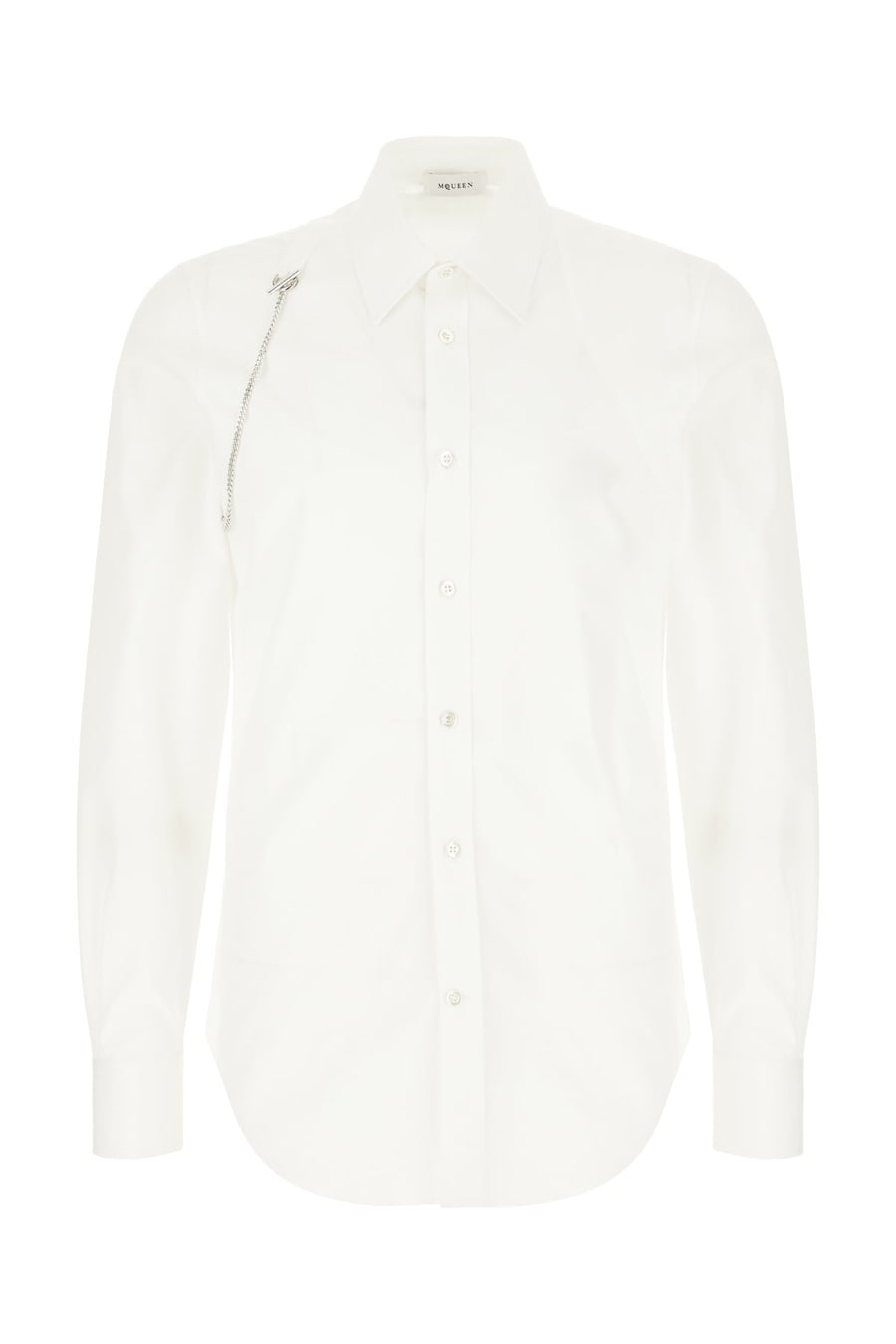 Alexander McQueen Camicia in cotone bianco
