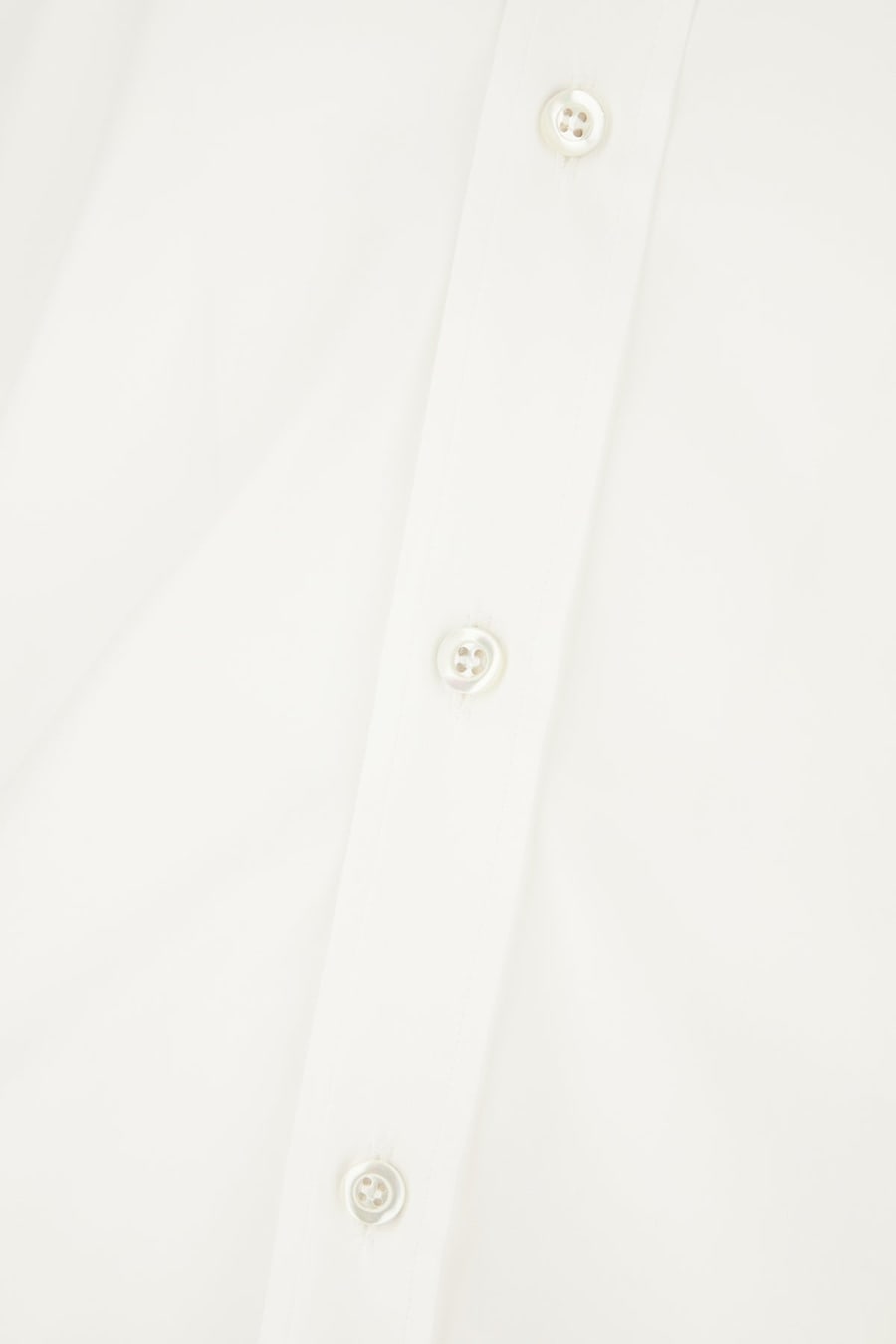 Alexander McQueen Camicia in cotone bianco, view 3