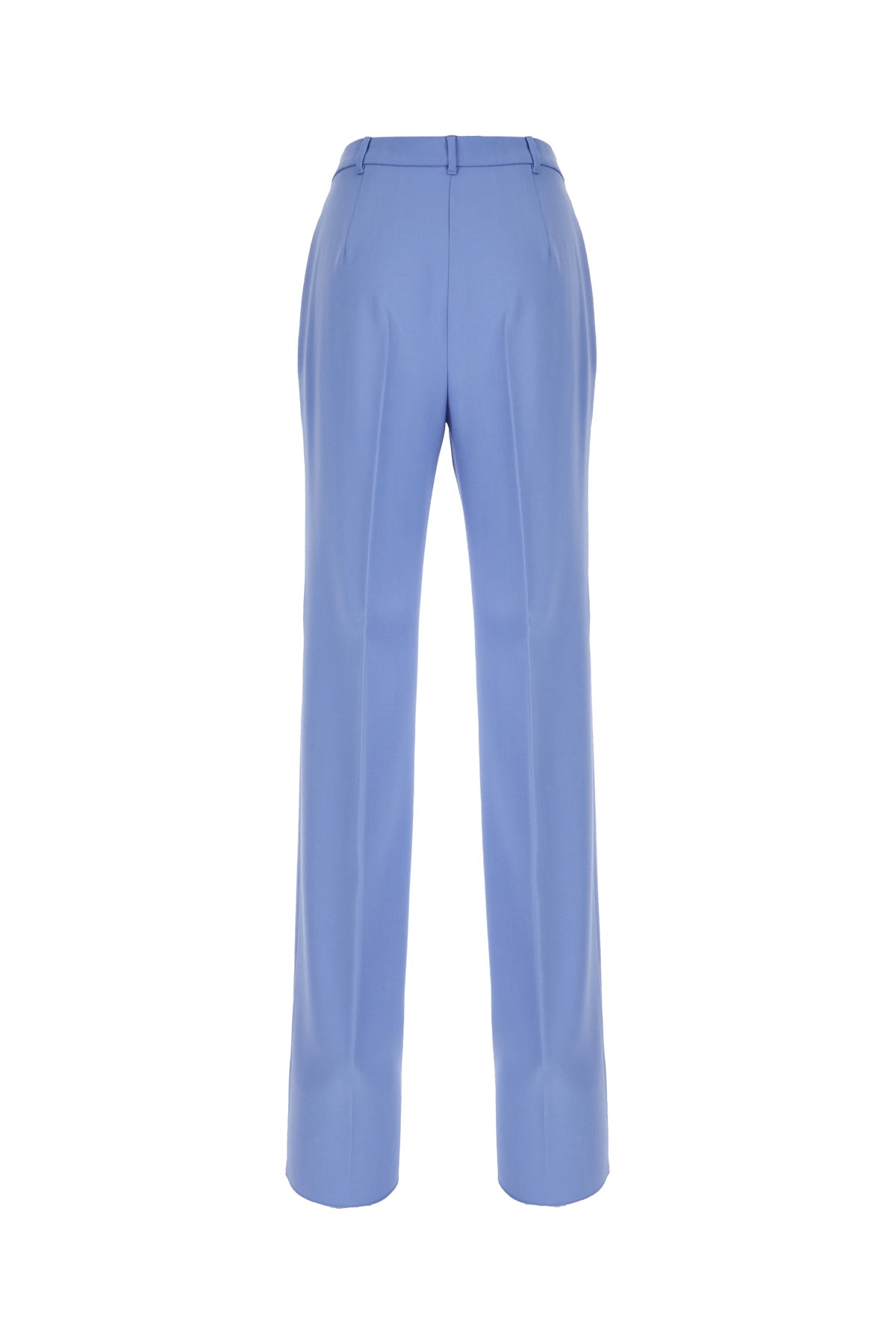 Max Mara Studio Pantalone in lana azzurro ceruleo, view 2