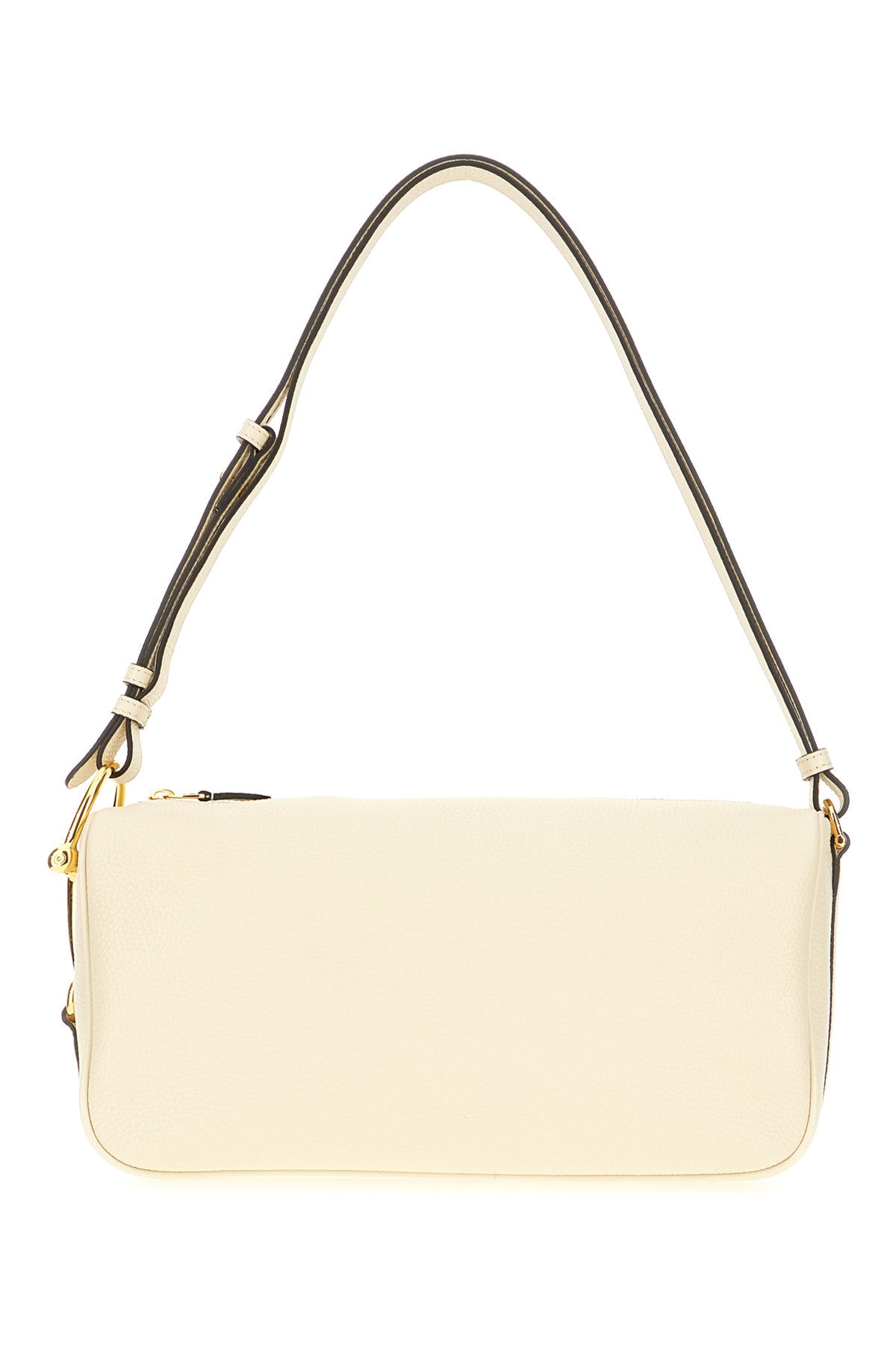 Gucci Borsa a spalla Gucci Half Horsebit media in pelle avorio