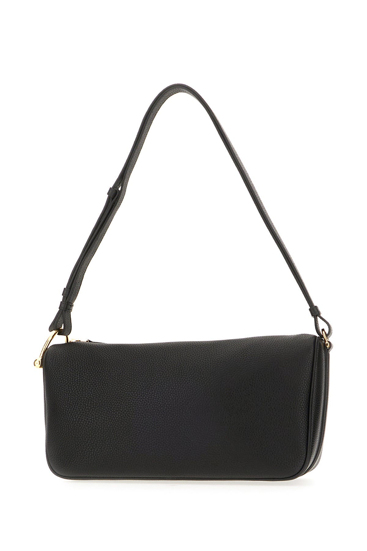 Gucci Borsa a spalla Gucci Half Horsebit media in pelle nera, view 2