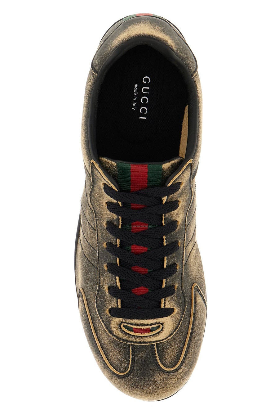 Gucci Sneakers in pelle multicolor, view 4
